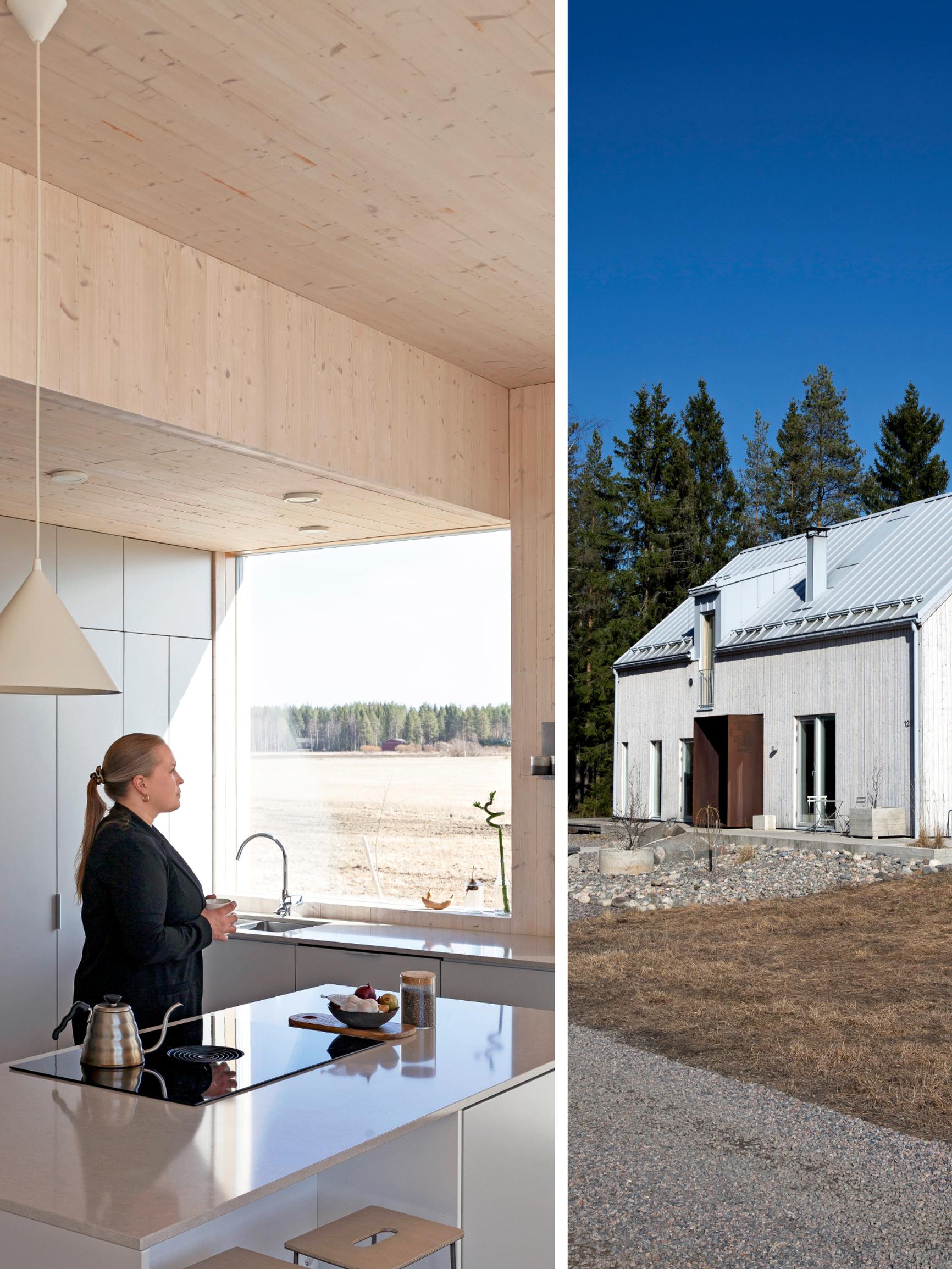 From a cramped rental to a luminous CLT house with five kids: “Space, openness, and brightness felt quite luxurious”