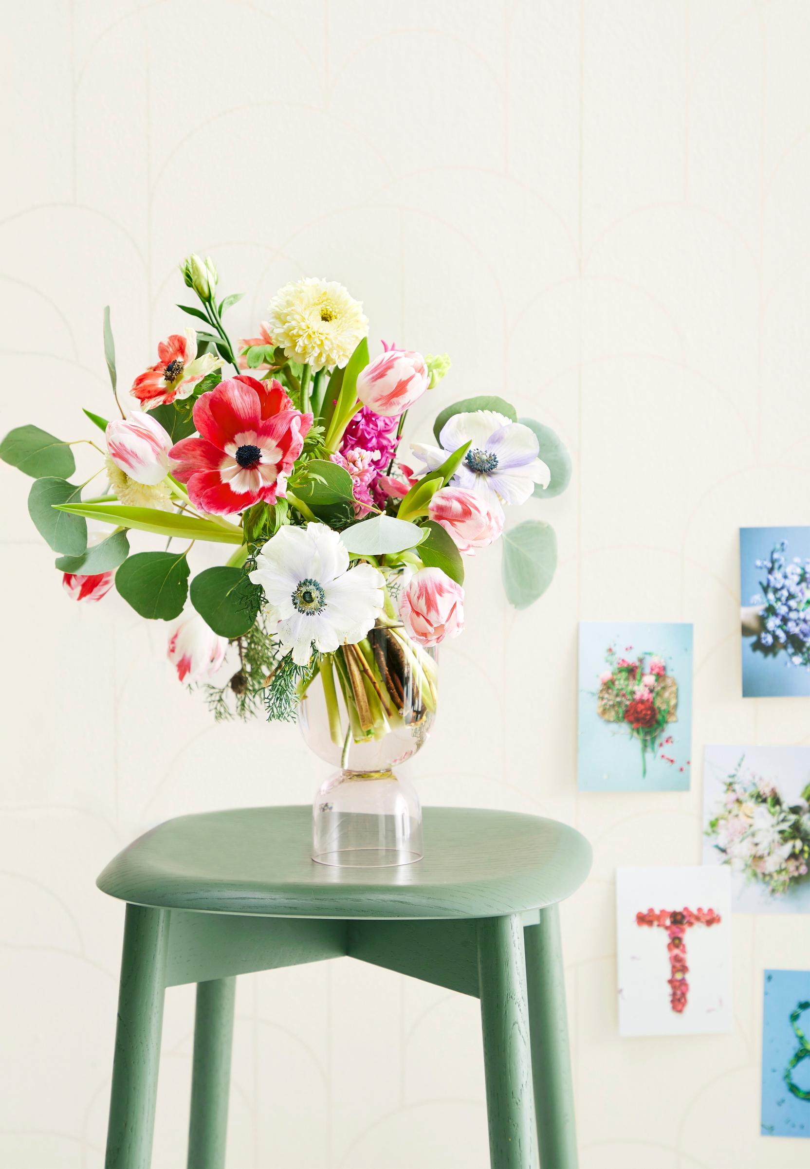 spring flower arrangement