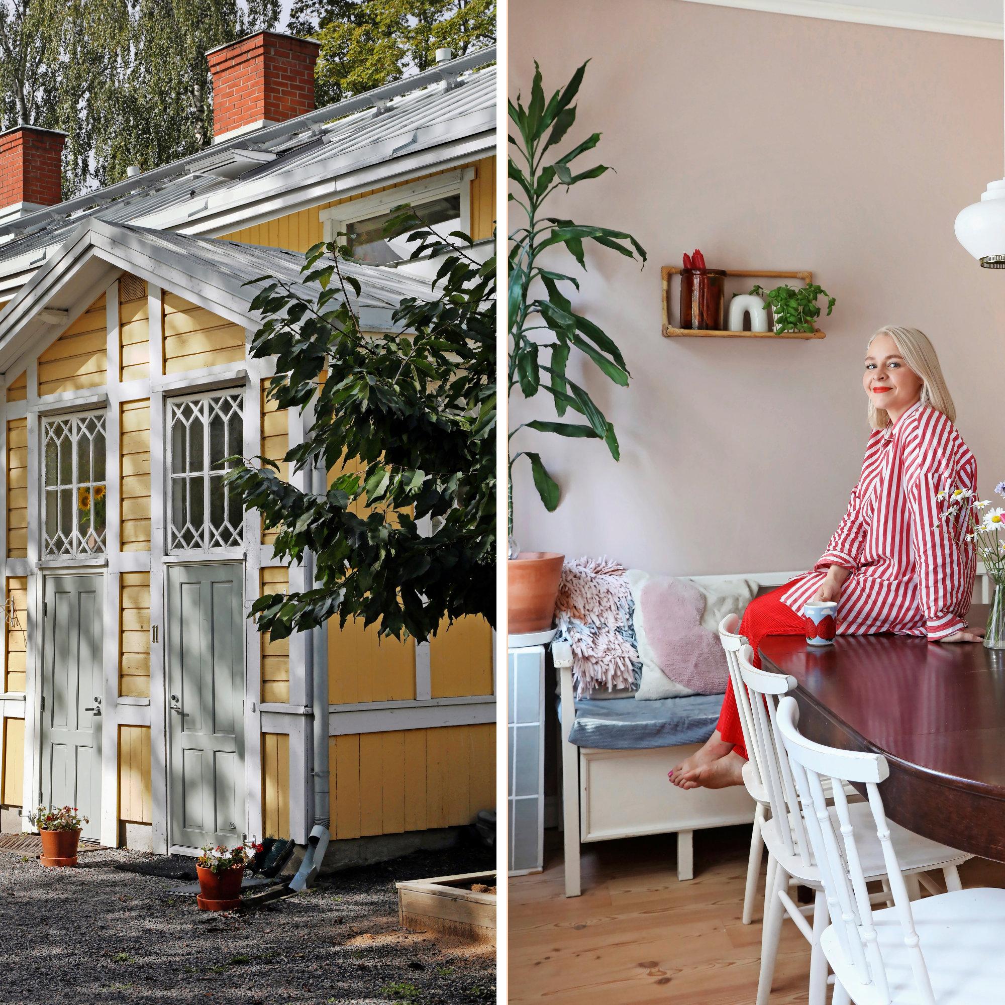 Beauty reigns over practicality in Matleena’s colorful wooden home: “Mistakes are easier to bear when you make them yourself”