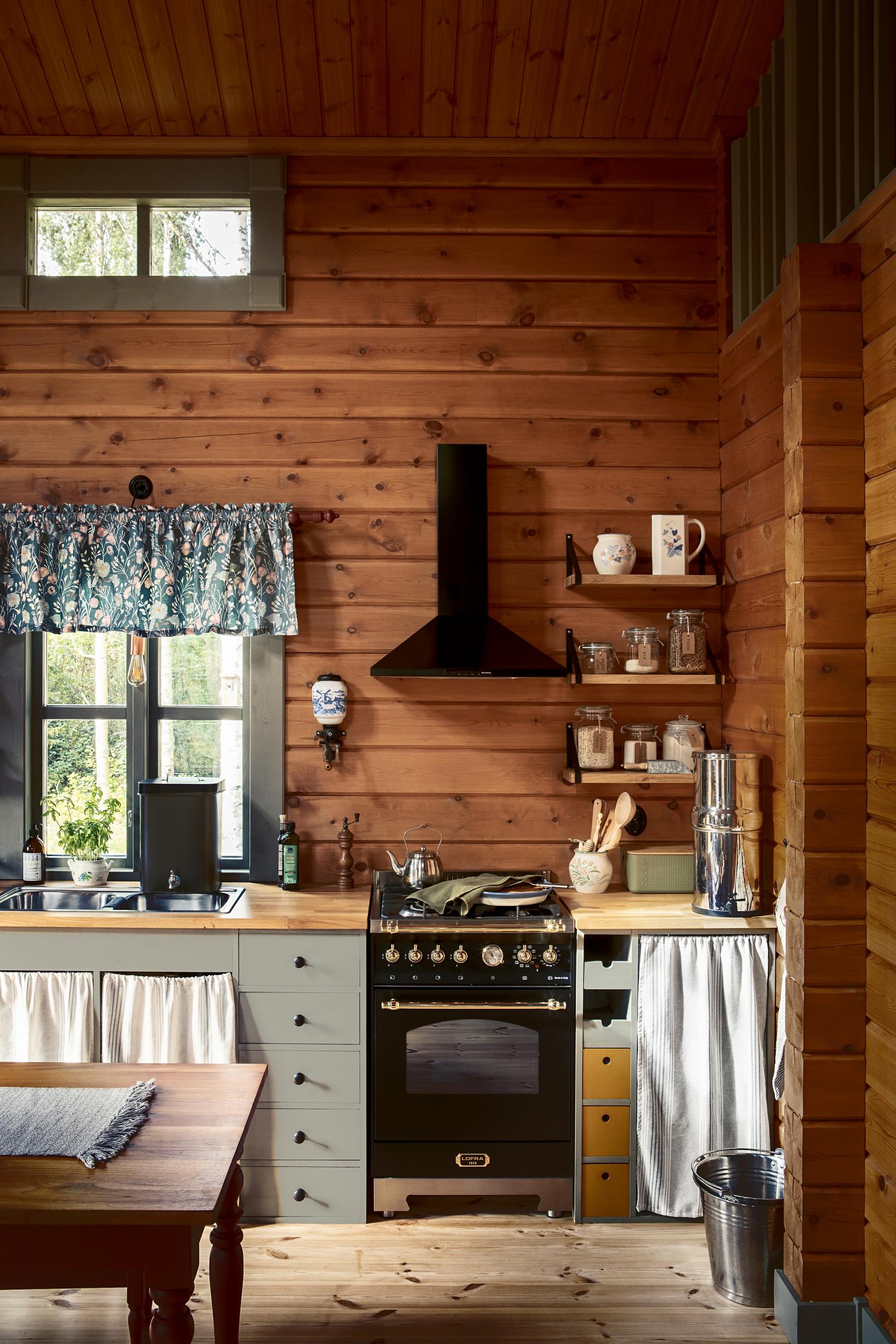The log house kitchen