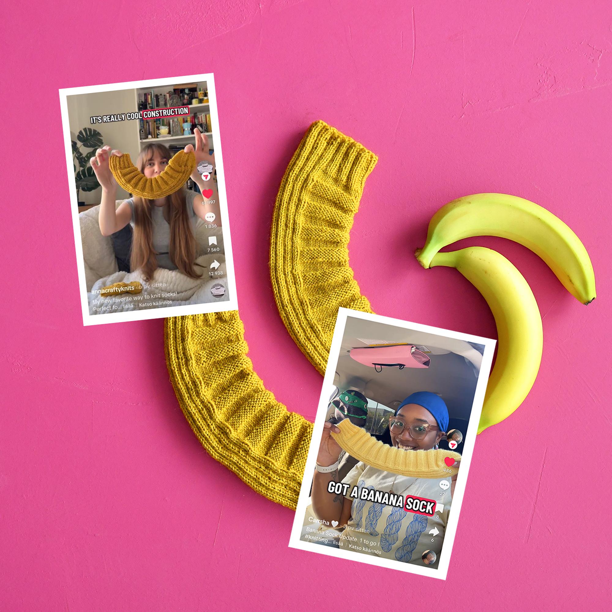 Knitters around the world are going bananas for Kotona’s socks: “I’d never seen socks like that”