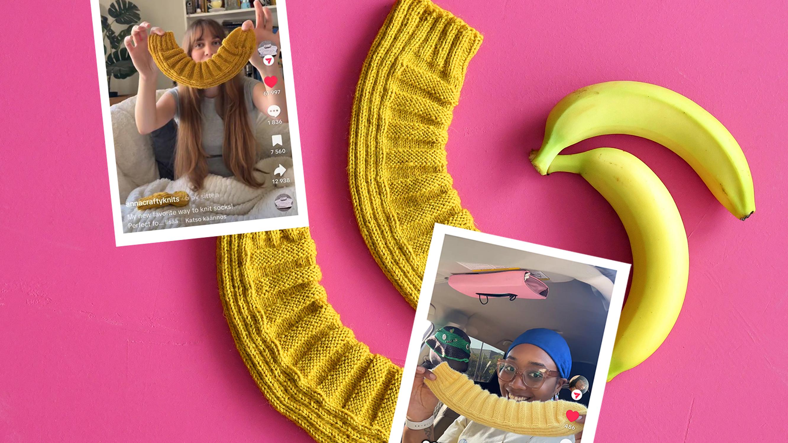 Knitters around the world are going bananas for Kotona’s socks: “I’d never seen socks like that”