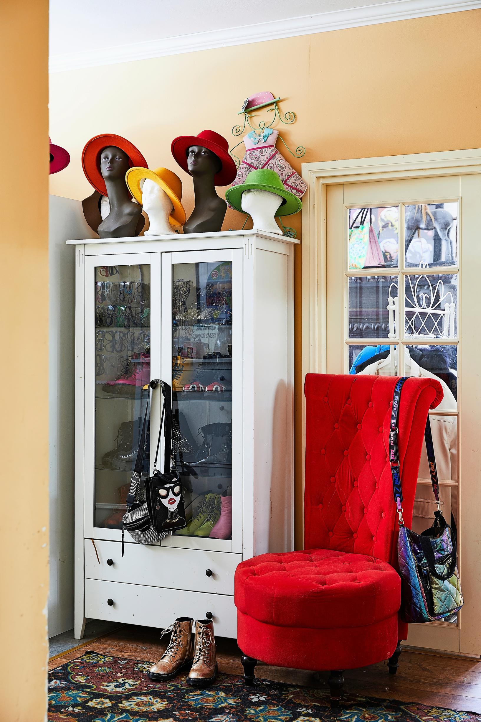 Hallway cabinet with shoes