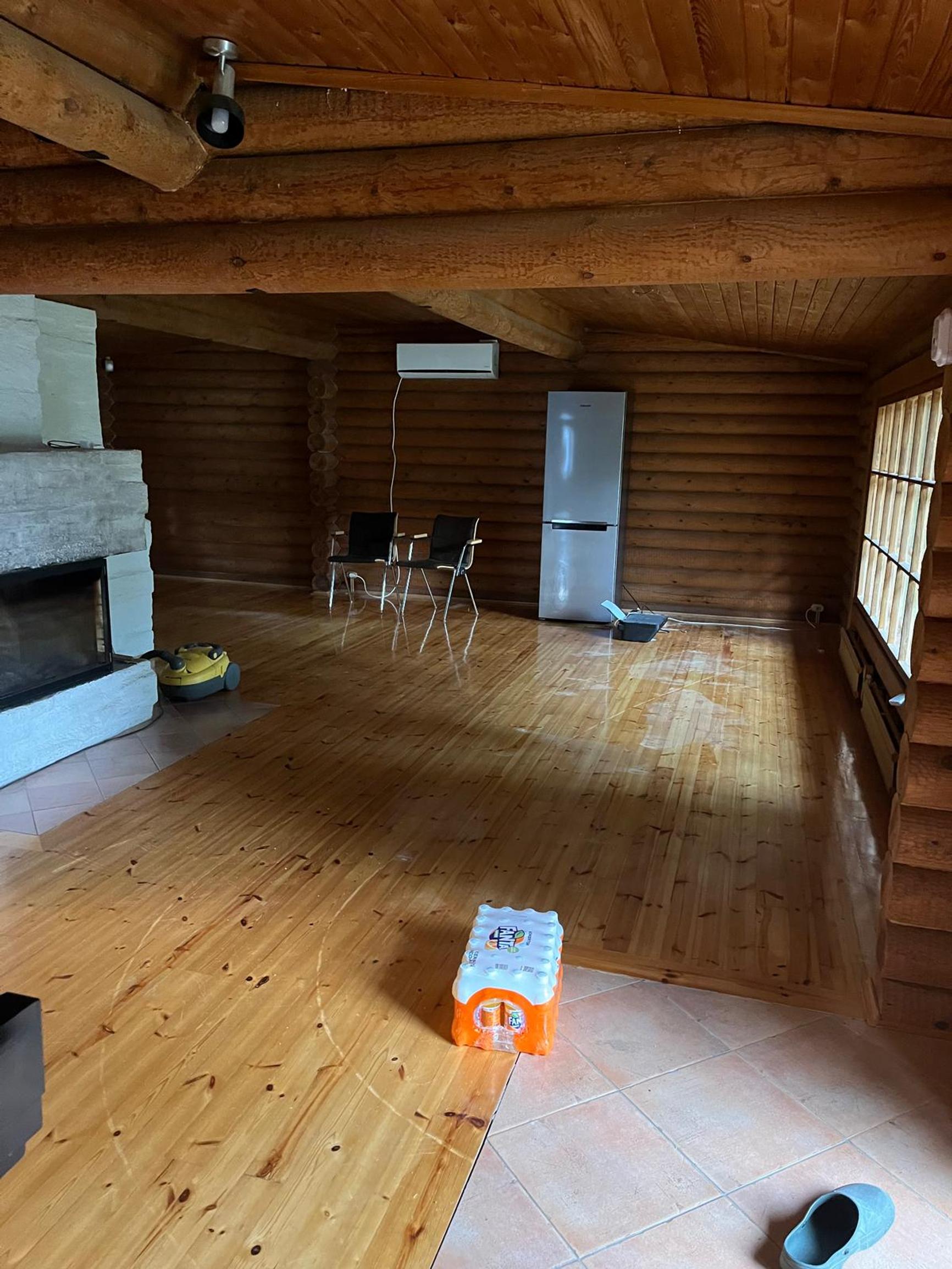 Living room under renovation