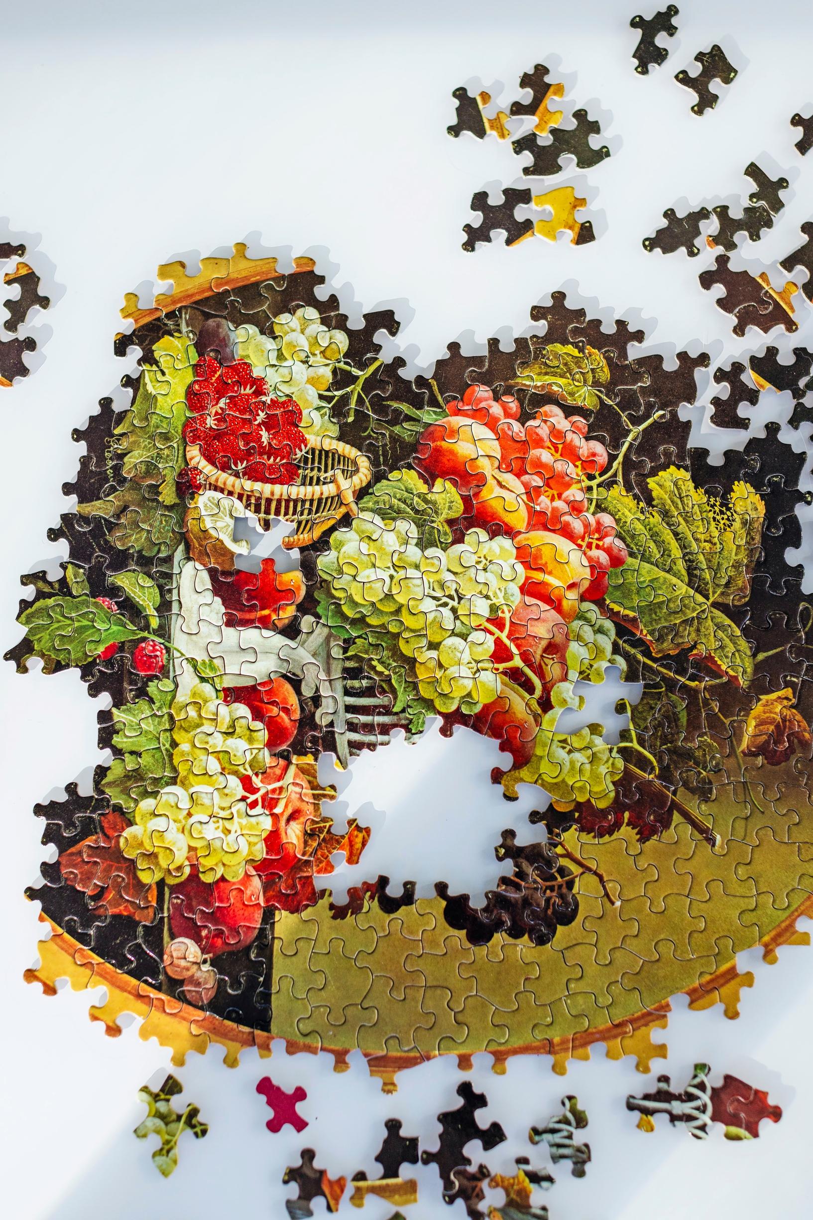 Photo of a 500-piece jigsaw puzzle.
