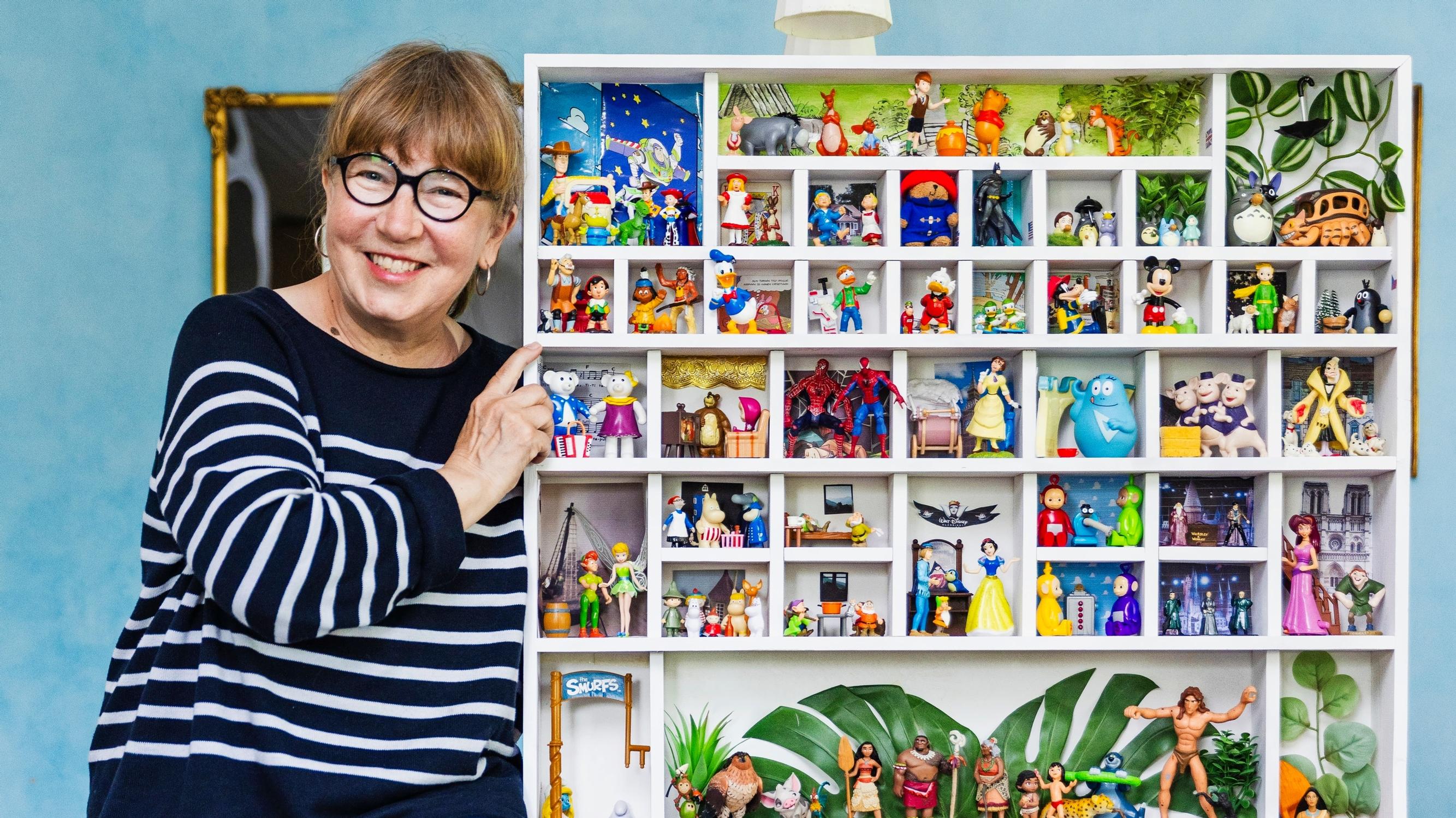 Retiree Aila, 66, collects story-inspired toys: “When I read fairy tales, the characters got the children interested”