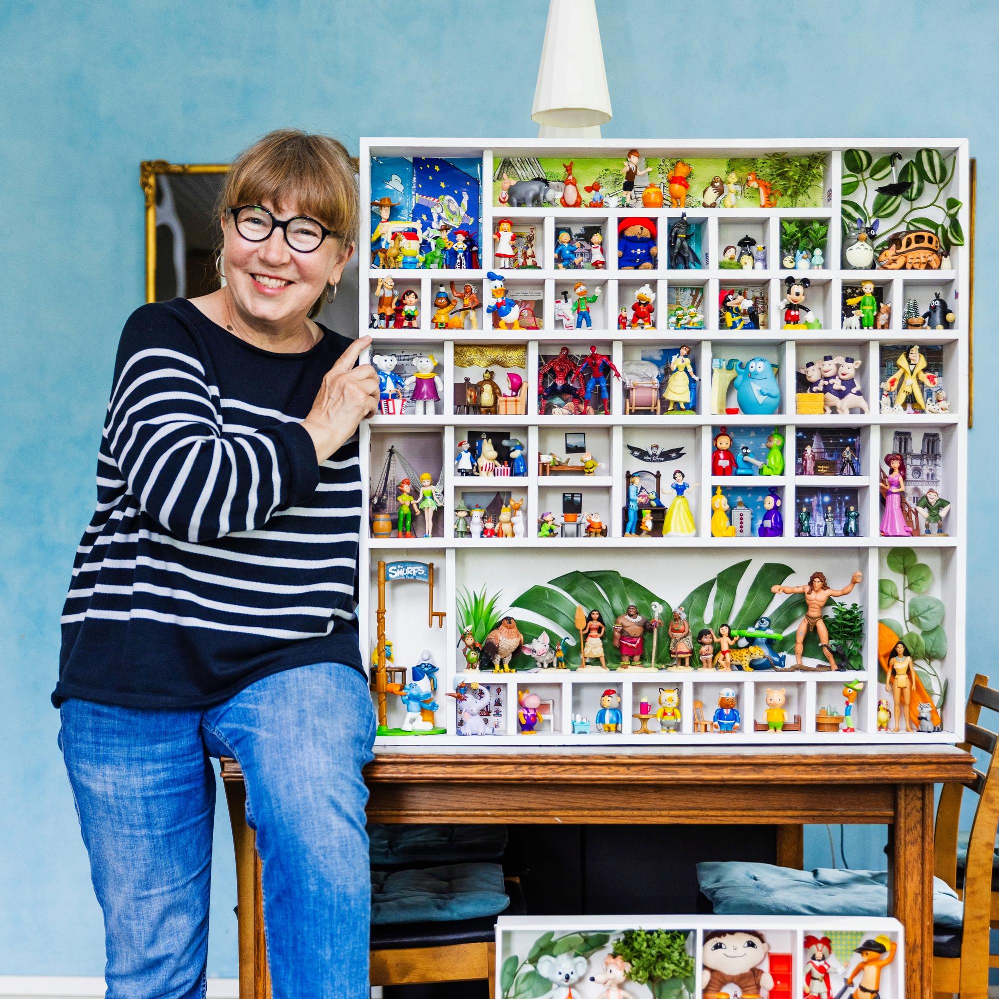 Retiree Aila, 66, collects story-inspired toys: “When I read fairy tales, the characters got the children interested”