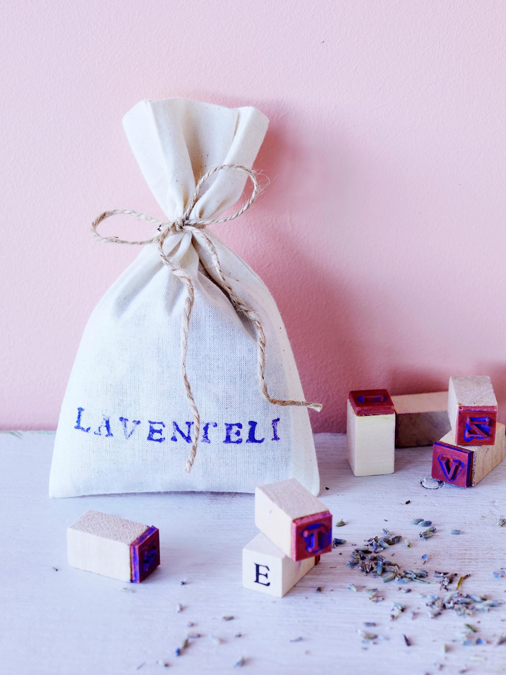 Lavender sachets freshen your home without chemicals—place one in the wardrobe or under your pillow!