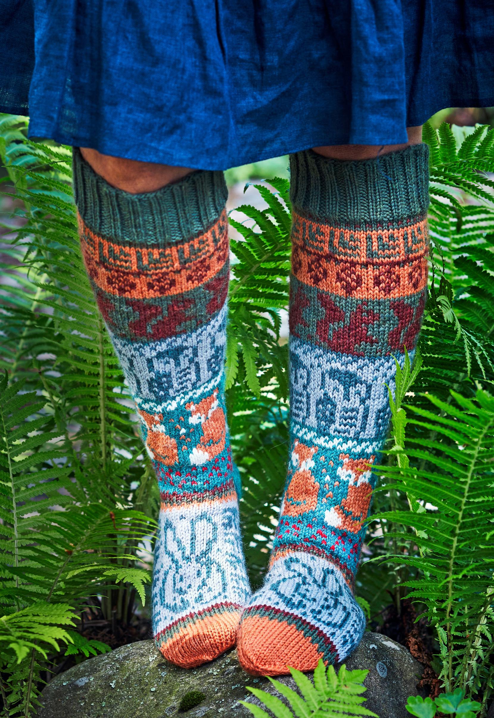 Forest folk socks