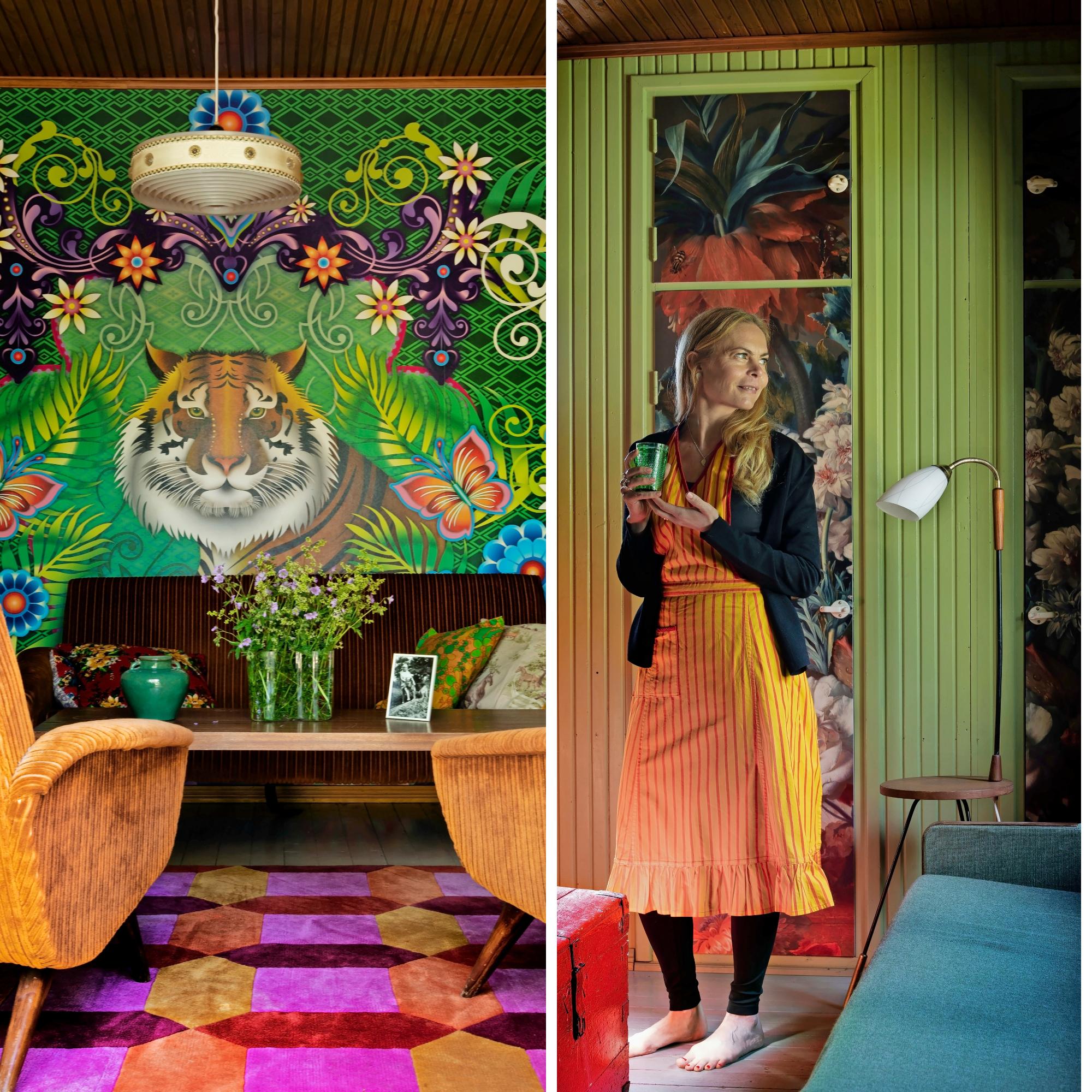 Inherited cottage convinced this blended family to move to the countryside—no shortage of color or surprises here!