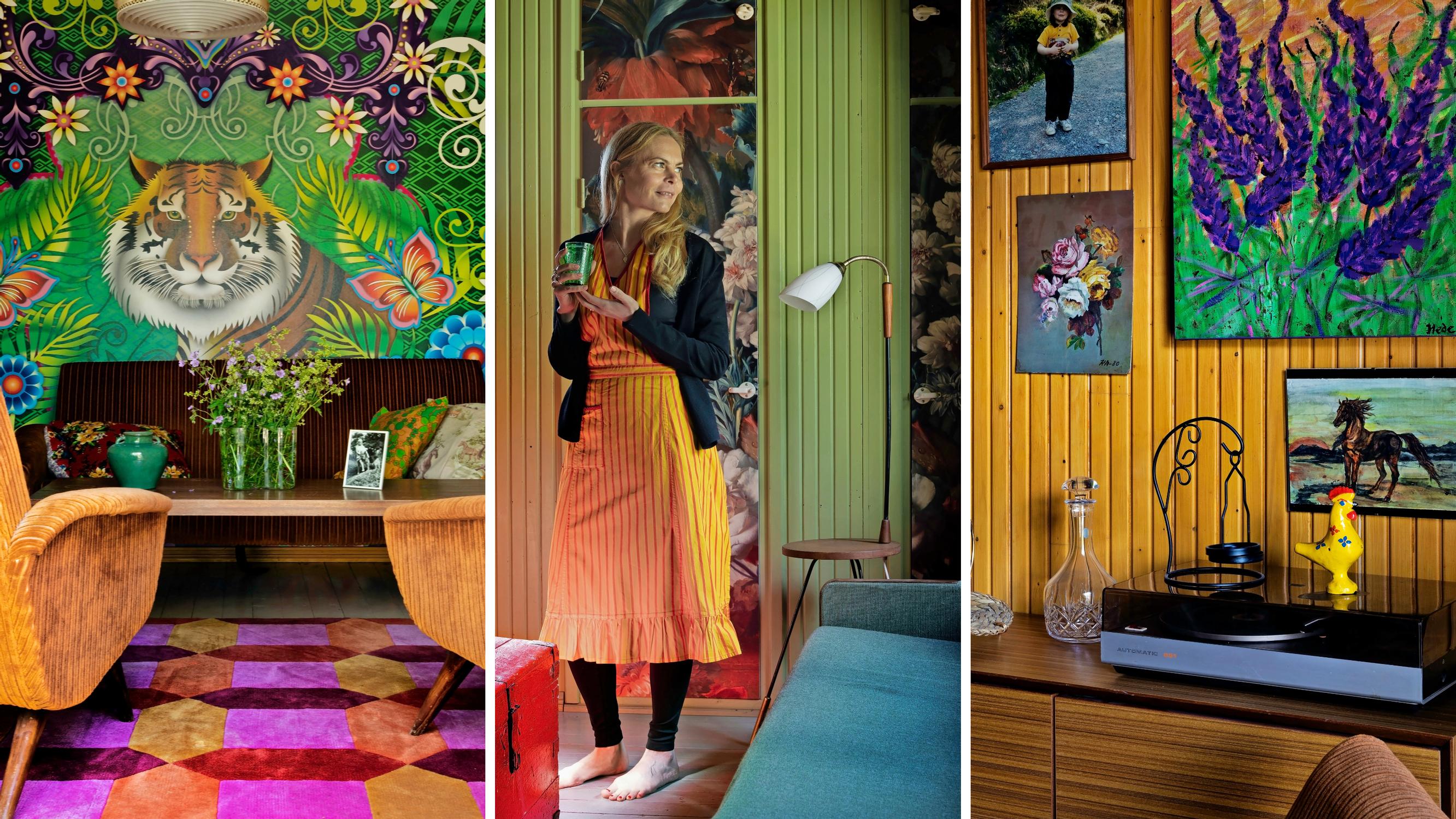 Inherited cottage convinced this blended family to move to the countryside—no shortage of color or surprises here!