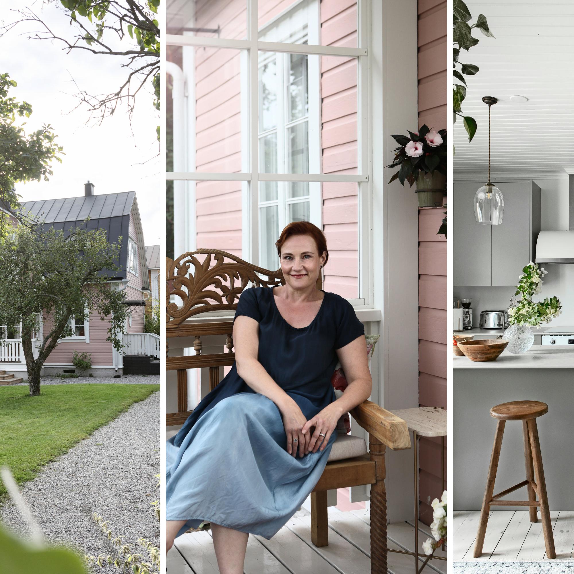 30 boxes full of kitchen utensils—Katja’s dreamy pink wooden house needed some adjustments!