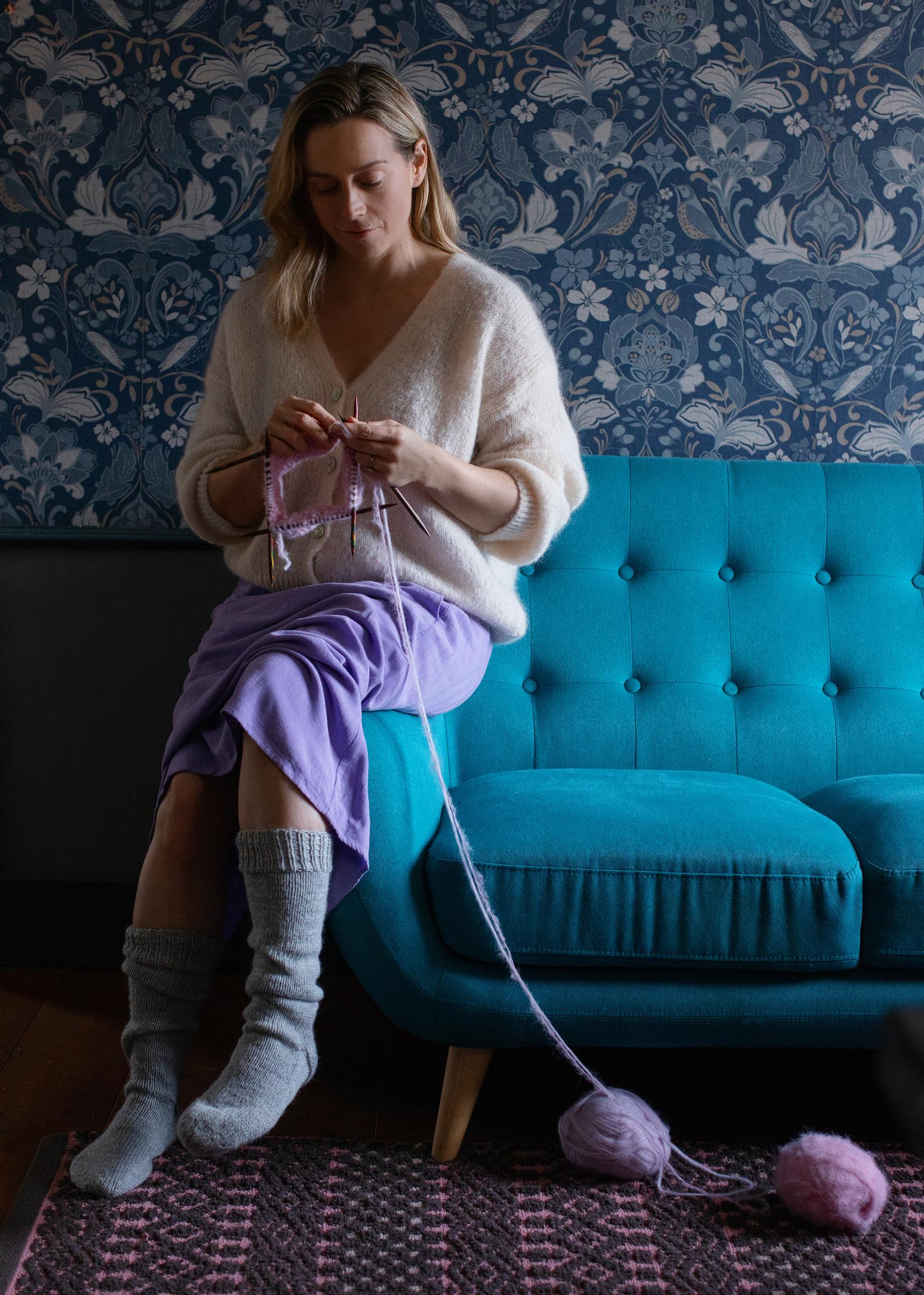 Iina Kuustonen’s gray Iina Socks