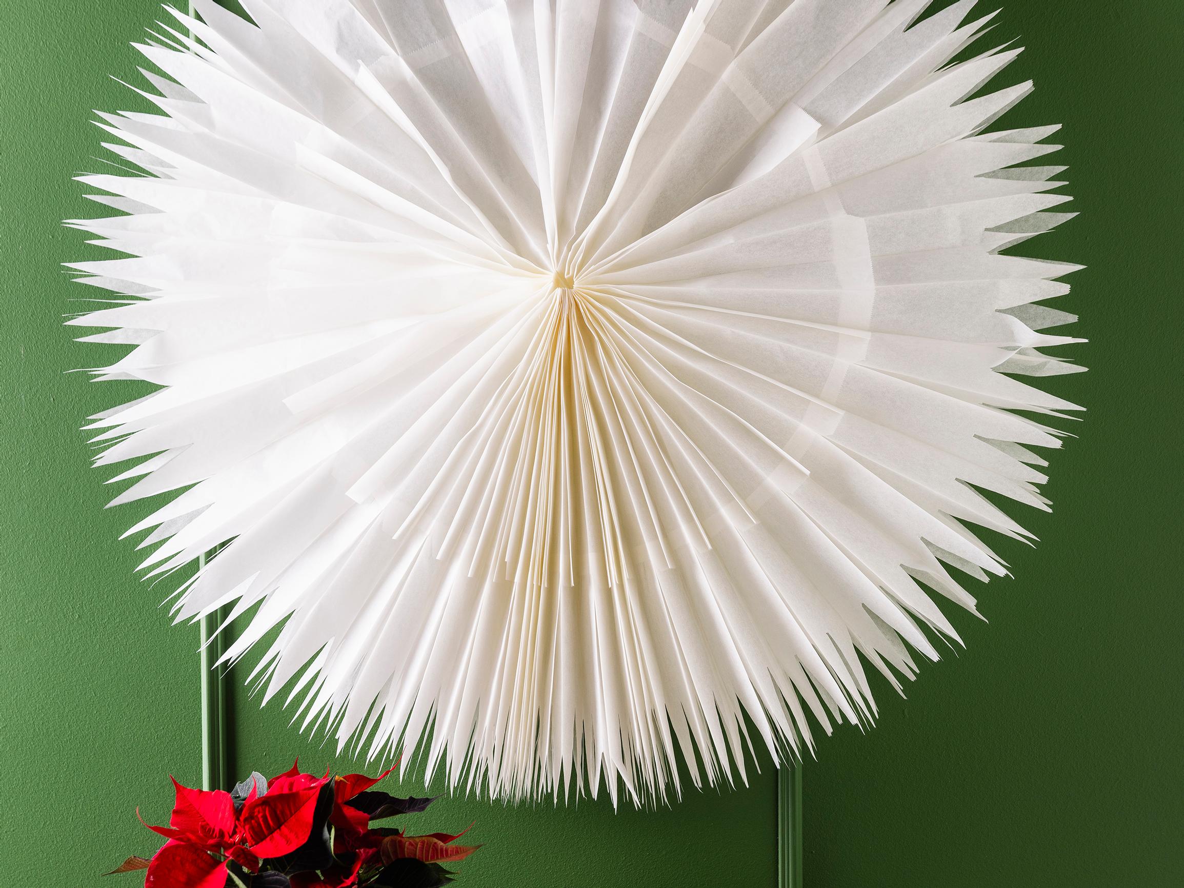 This Christmas’s hit: make a giant paper-bag star the easy way