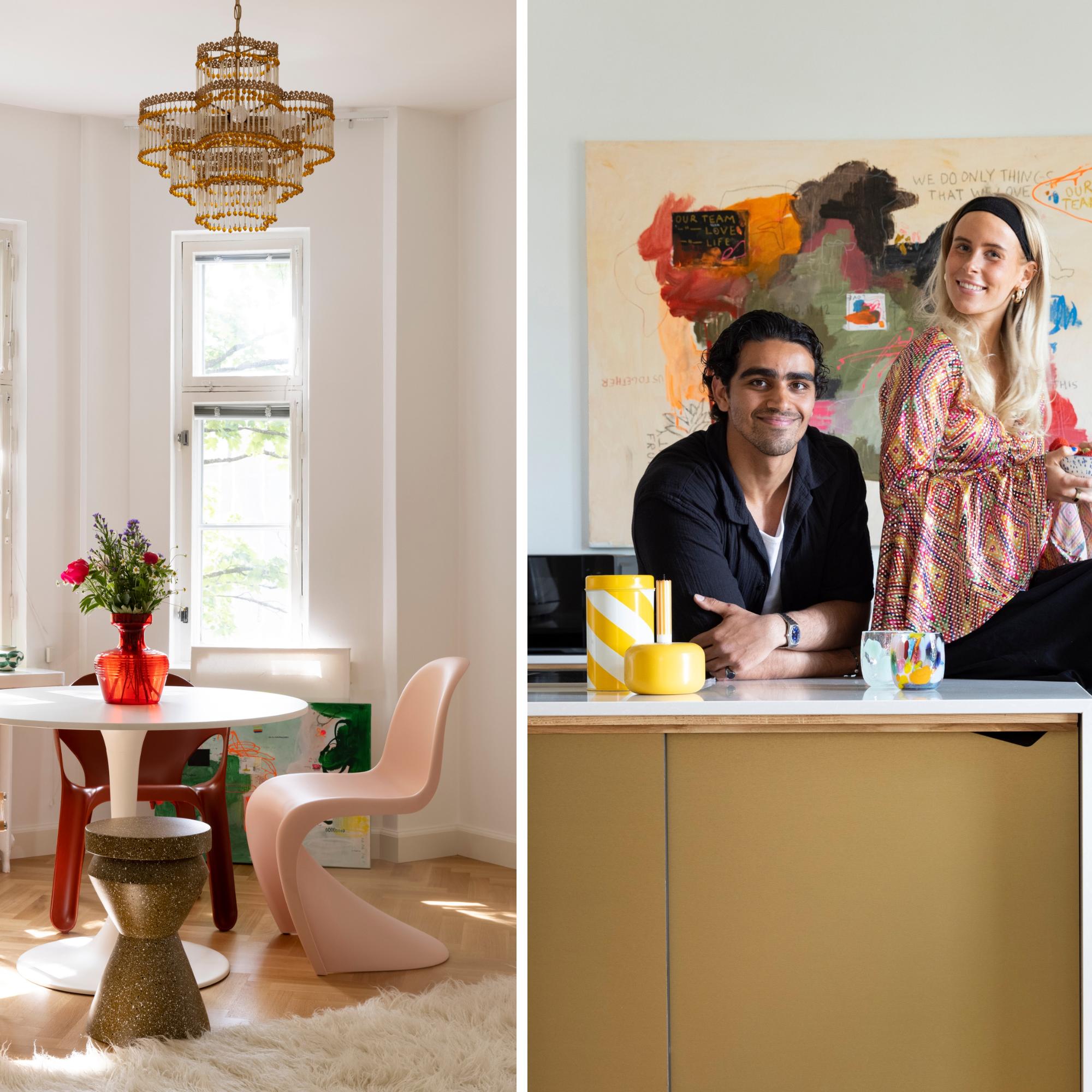 Iiris and Salah’s 1920s two-room rental: “An old building was an absolute must—I wouldn’t agree to any new one”