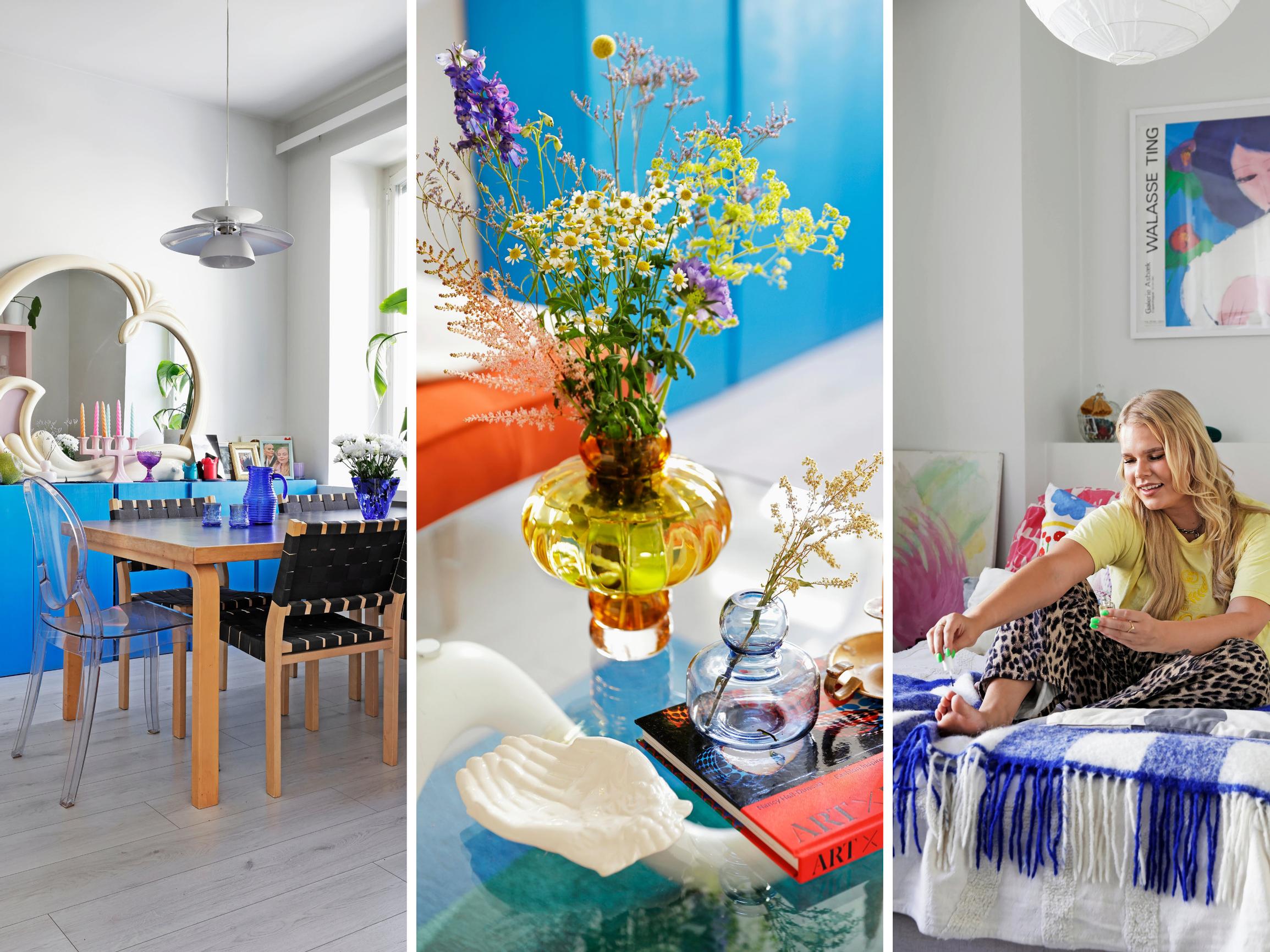 “I experienced a color awakening in Copenhagen”—inside Maria’s vibrant rental home in Helsinki