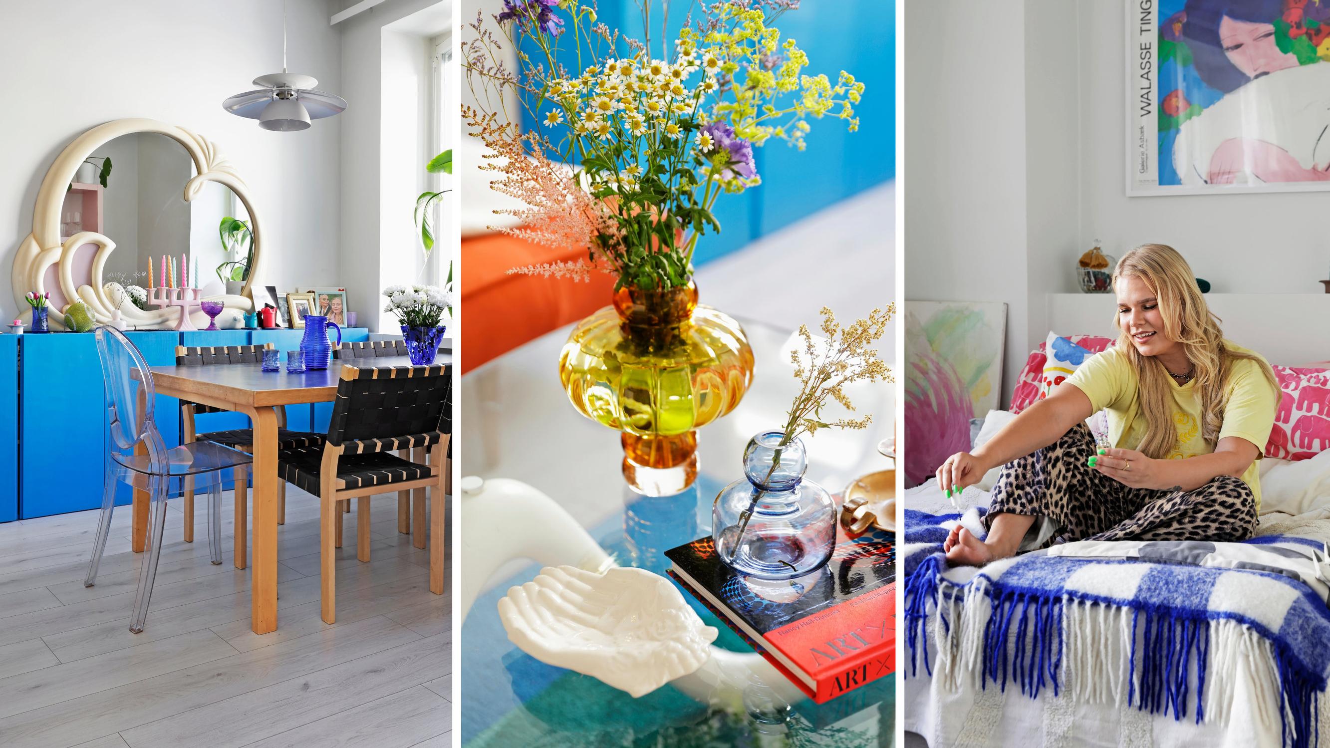 “I experienced a color awakening in Copenhagen”—inside Maria’s vibrant rental home in Helsinki