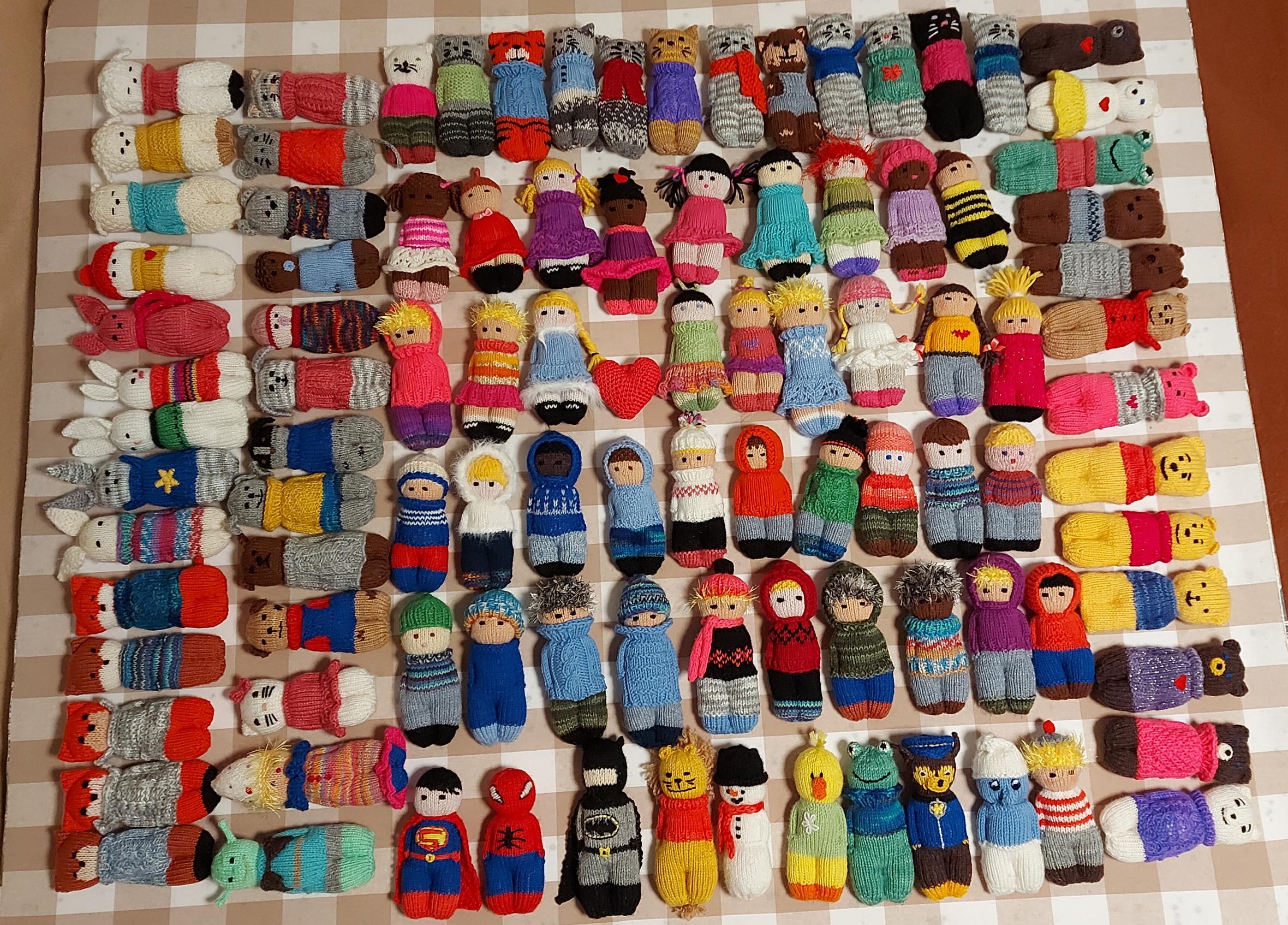 Pirjo created 100 pocket pals for children’s emergency unit —“I hope they bring comfort and joy to the little patients”