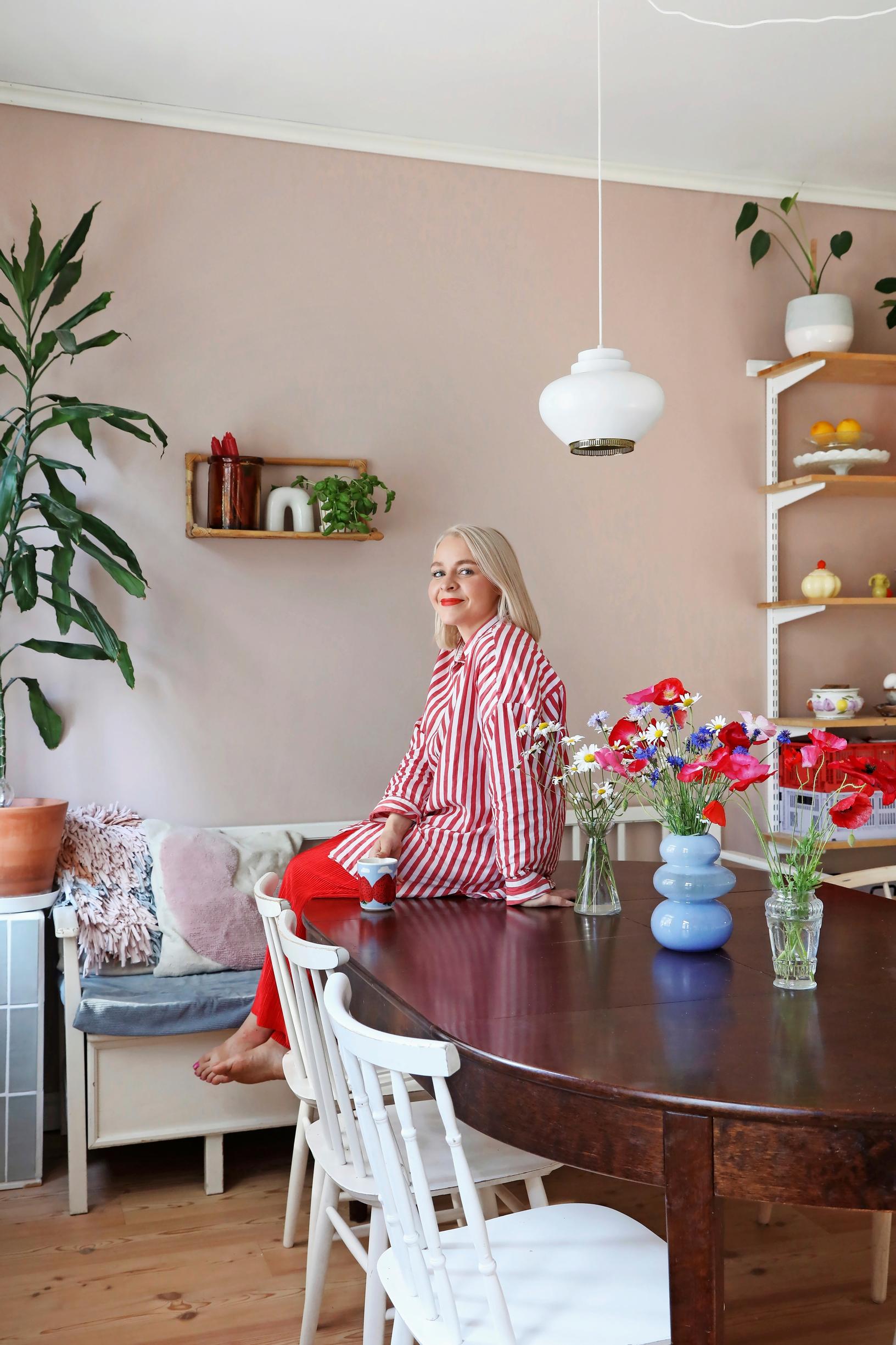 matleena töhönen sitting on the table