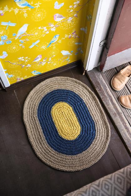 Crocheted doormat—see the pattern! Kotona Living — free download