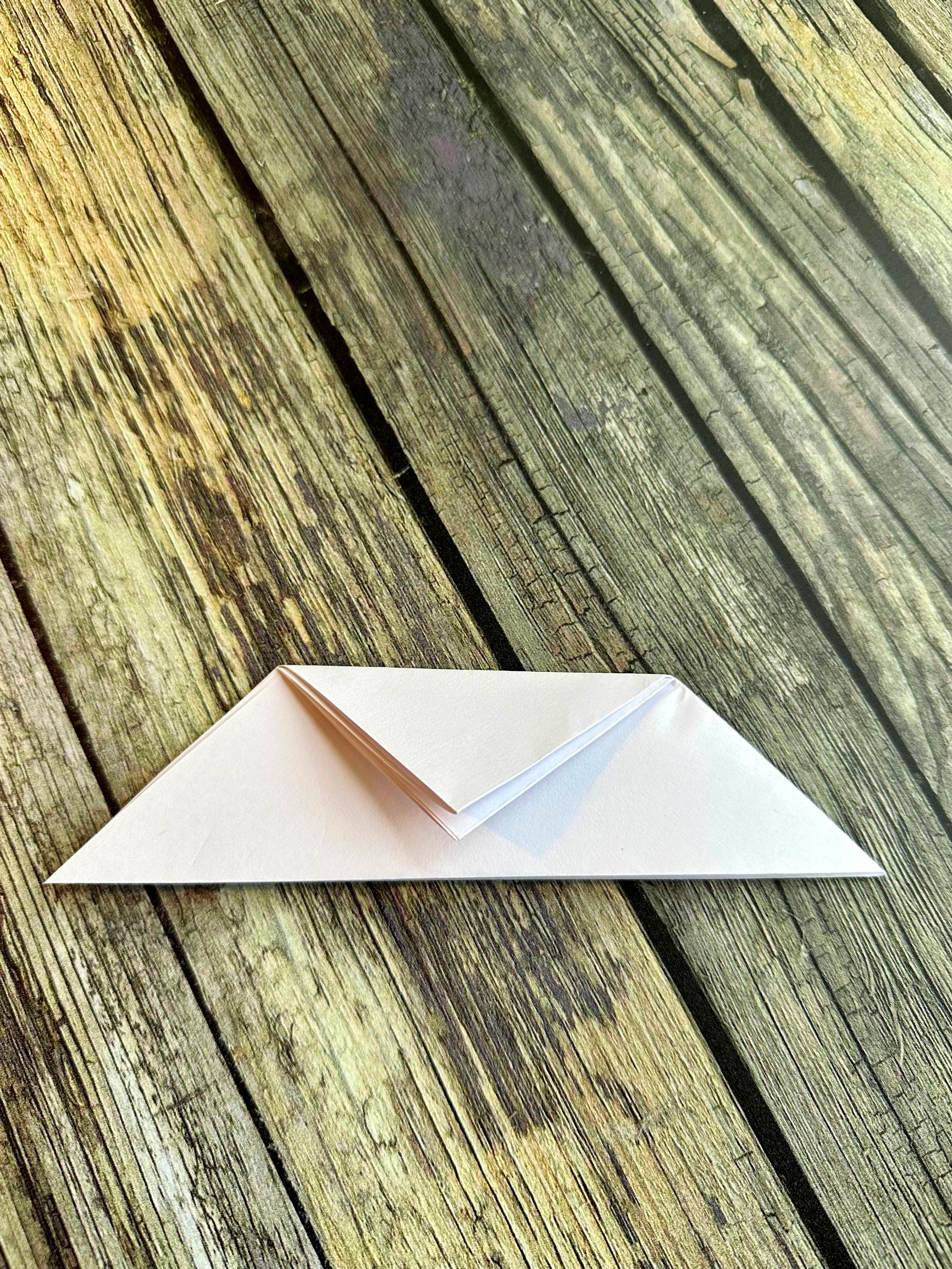 Fold the top corner down