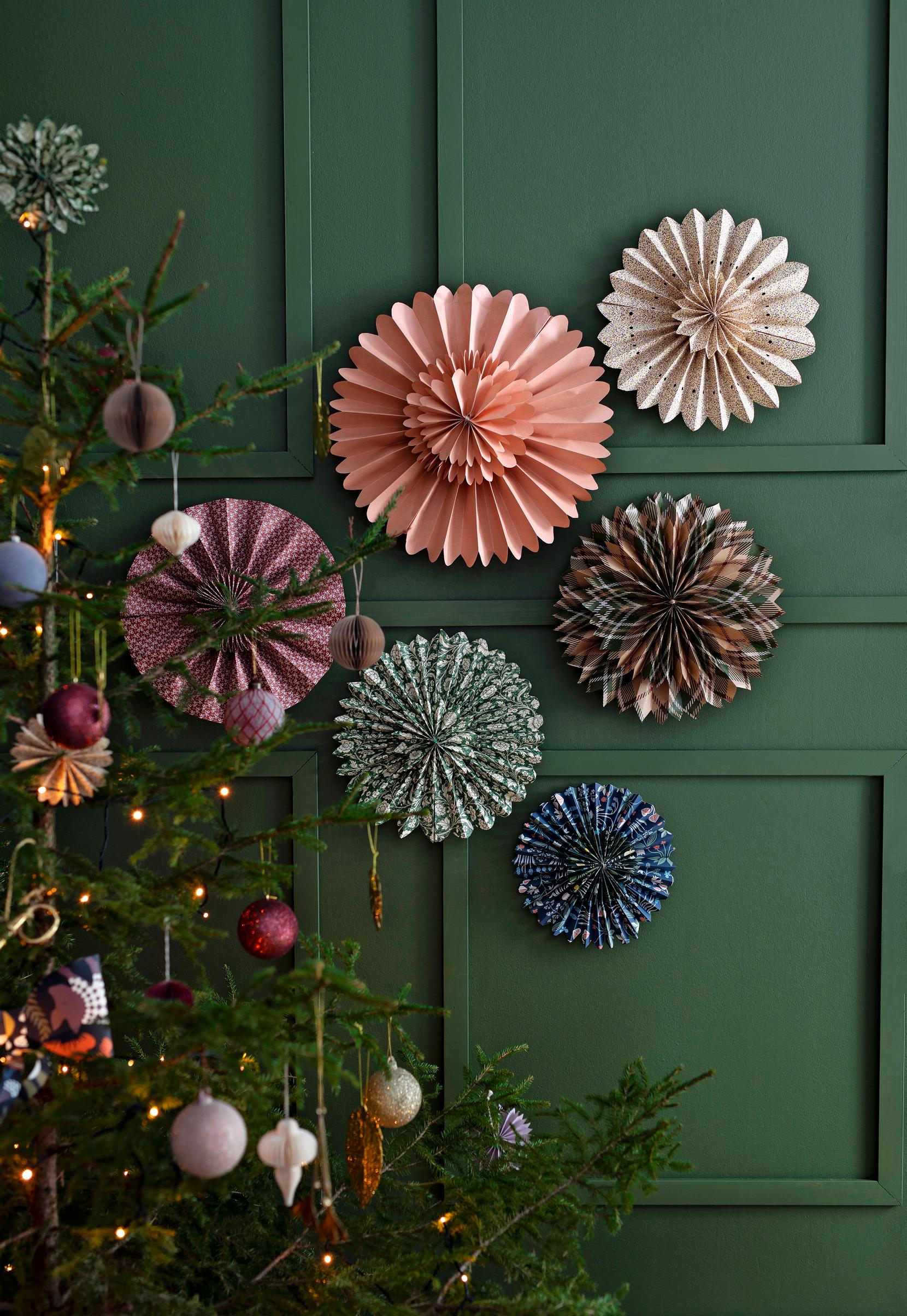 Turn leftover paper scraps into festive rosettes—quick and easy decor for any celebration