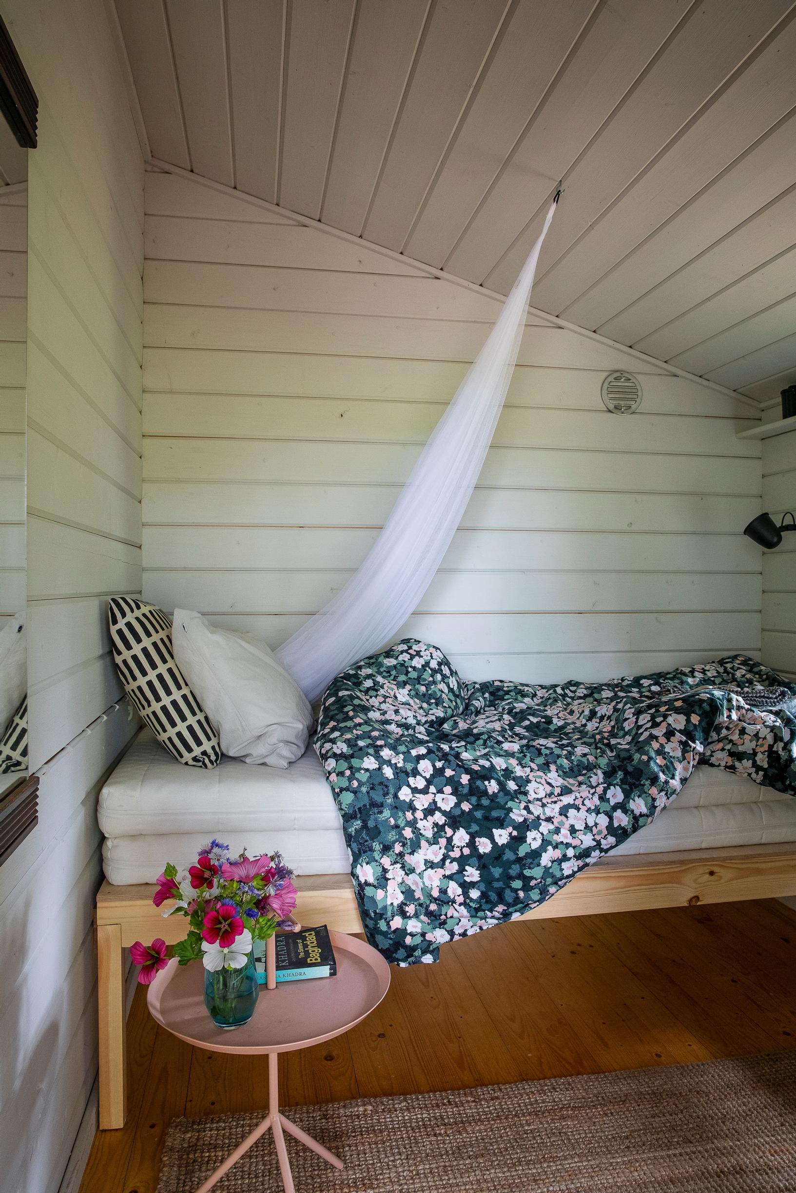 Sleeping nook at the cottage