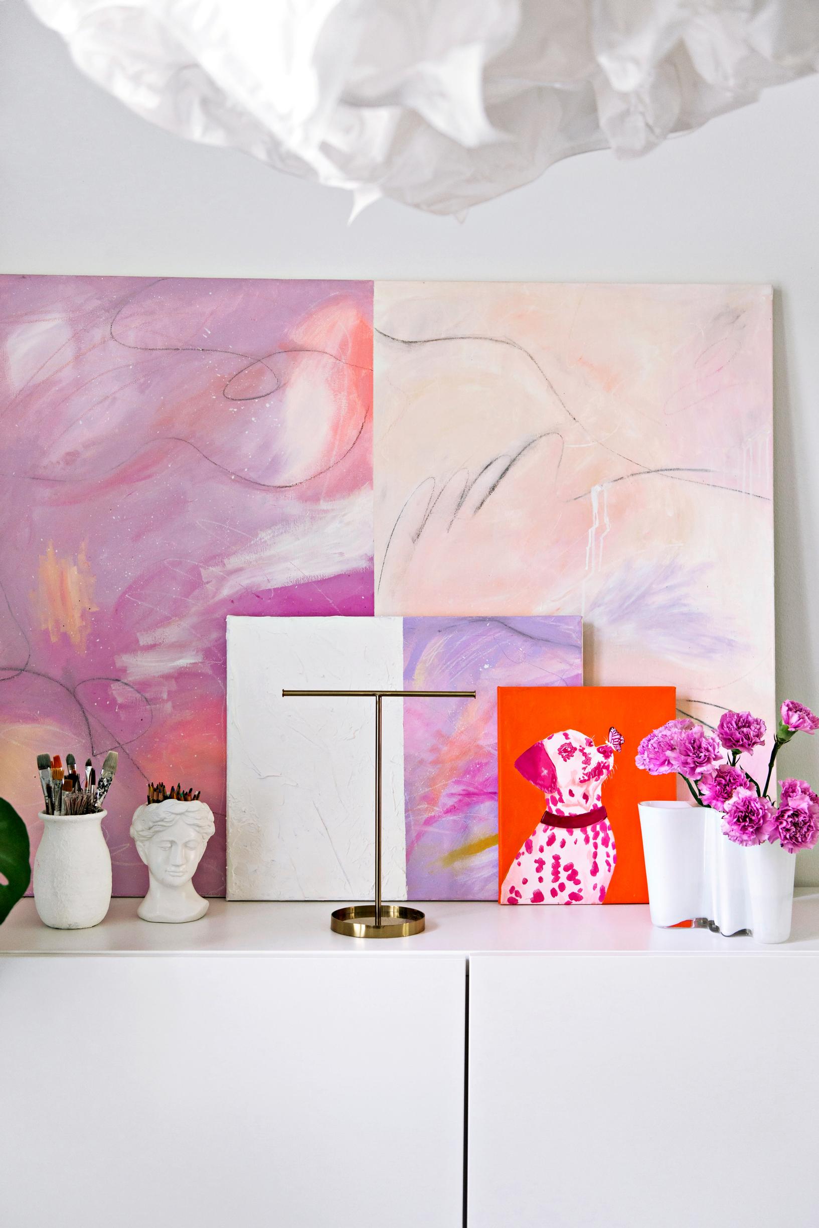 Paintings by Inka Tikkinen