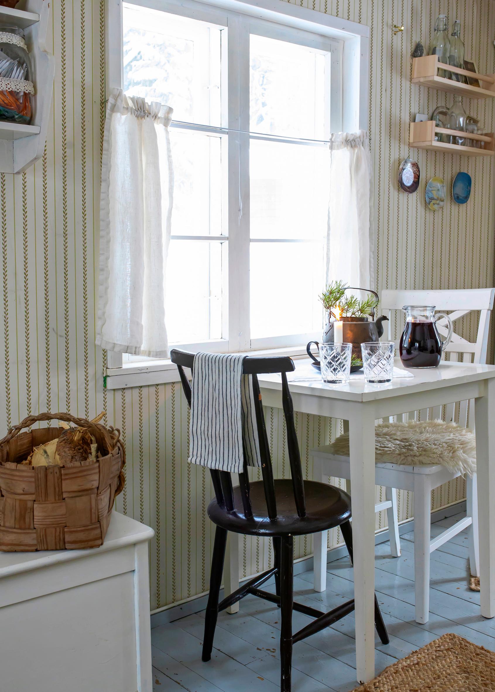 Breakfast table by the window