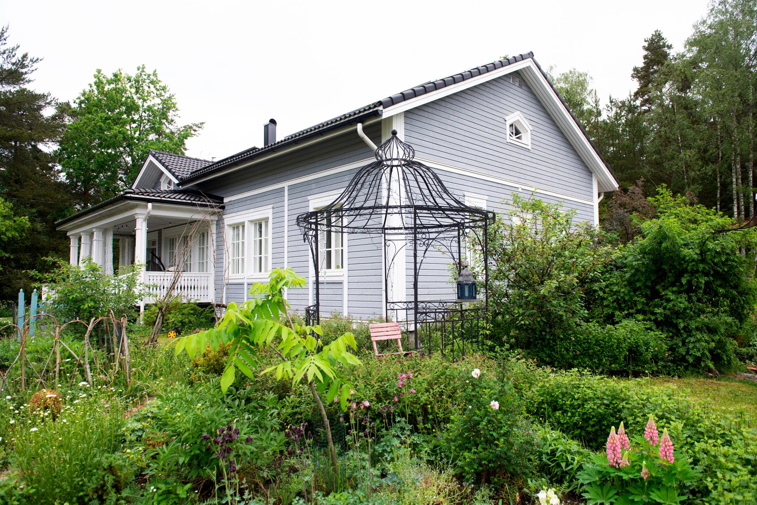 gray house and wine pavilion