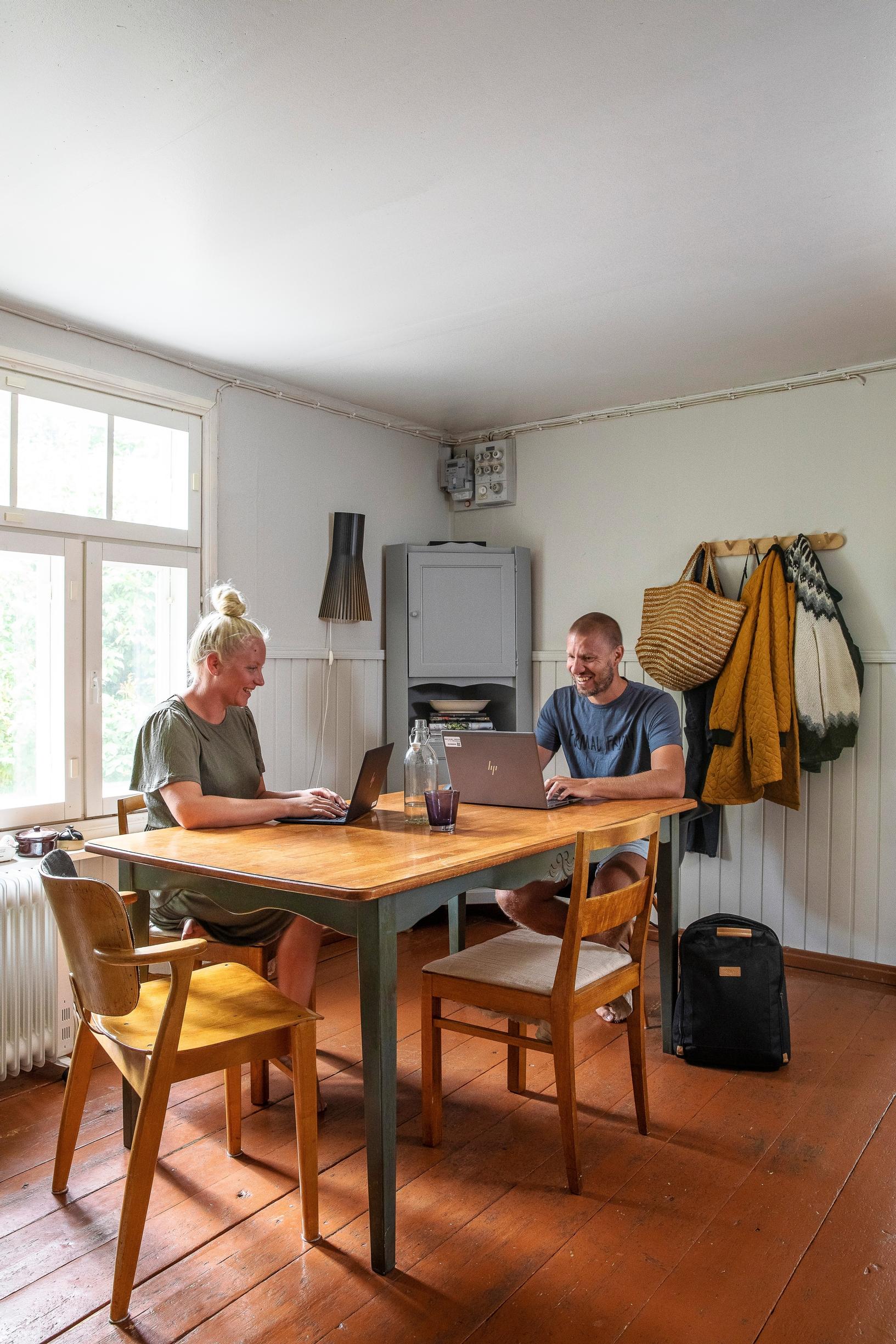 Remote work at the cottage