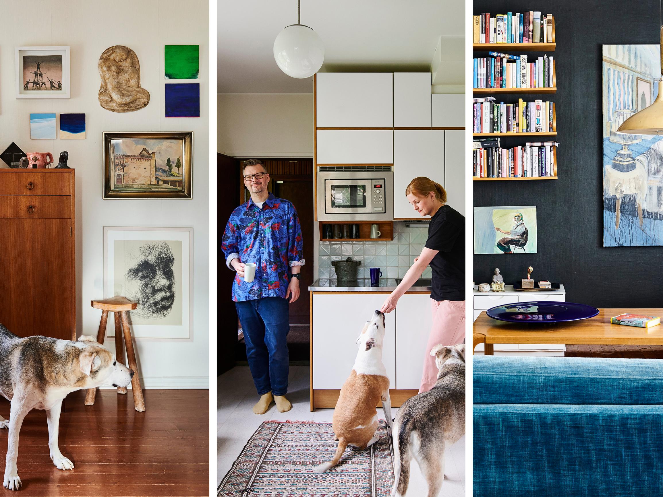 Jussi bought his beloved grandmother’s house—furniture and all: “History makes the house meaningful”