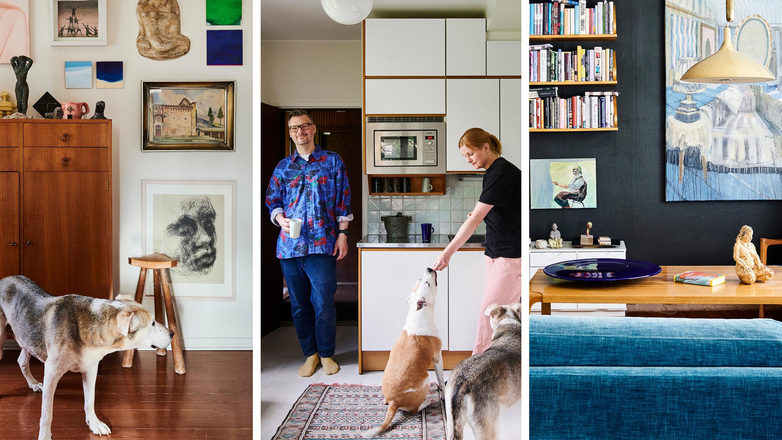 Jussi bought his beloved grandmother’s house—furniture and all: “History makes the house meaningful”
