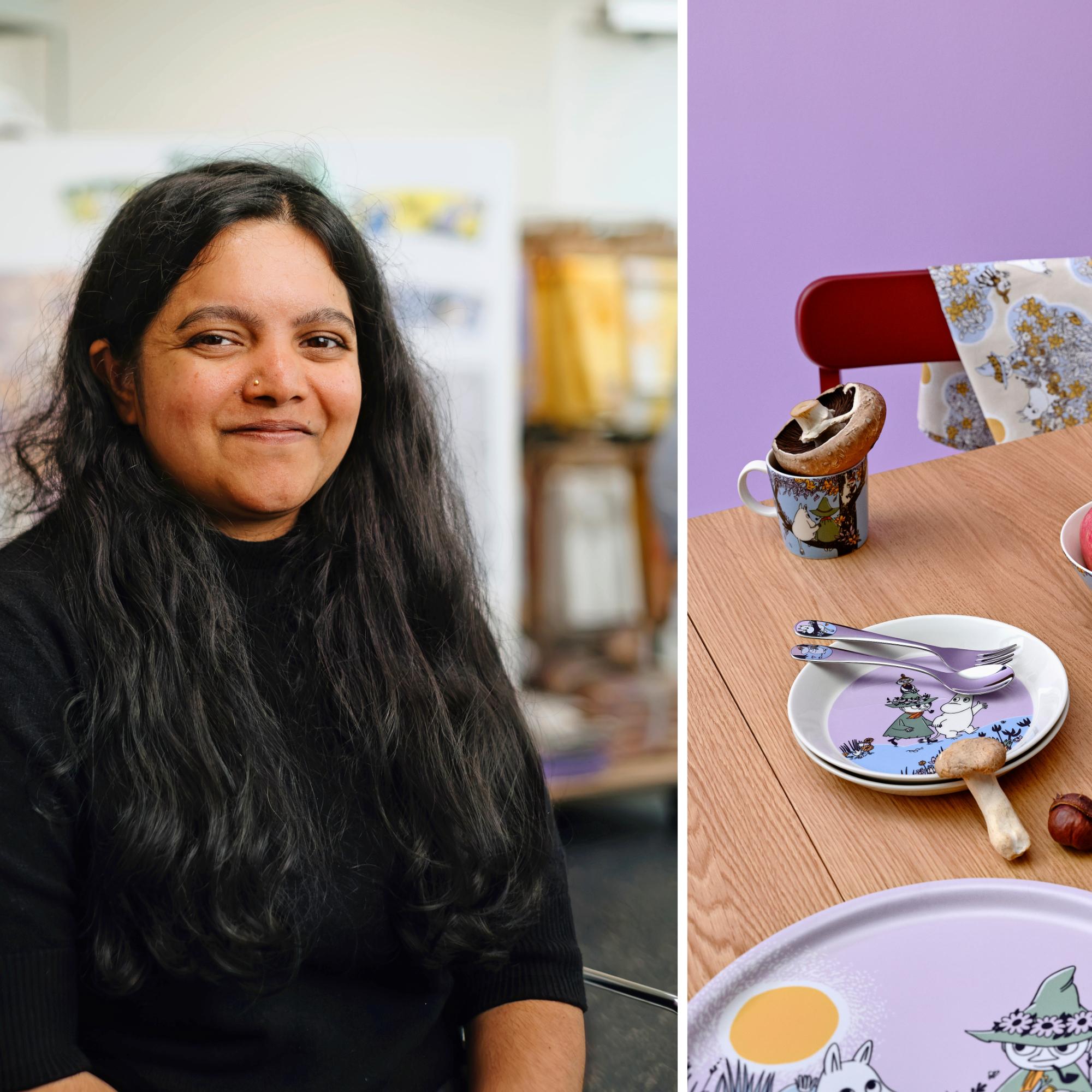 Dream job! Indian Parvati Pillai moved to Finland and now gets to illustrate Moomin mugs: “I’m a bit like Moominmamma myself”