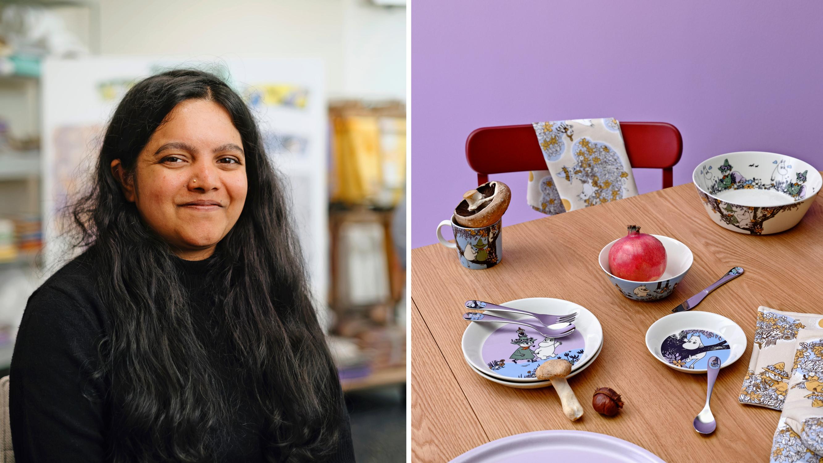 Dream job! Indian Parvati Pillai moved to Finland and now gets to illustrate Moomin mugs: “I’m a bit like Moominmamma myself”