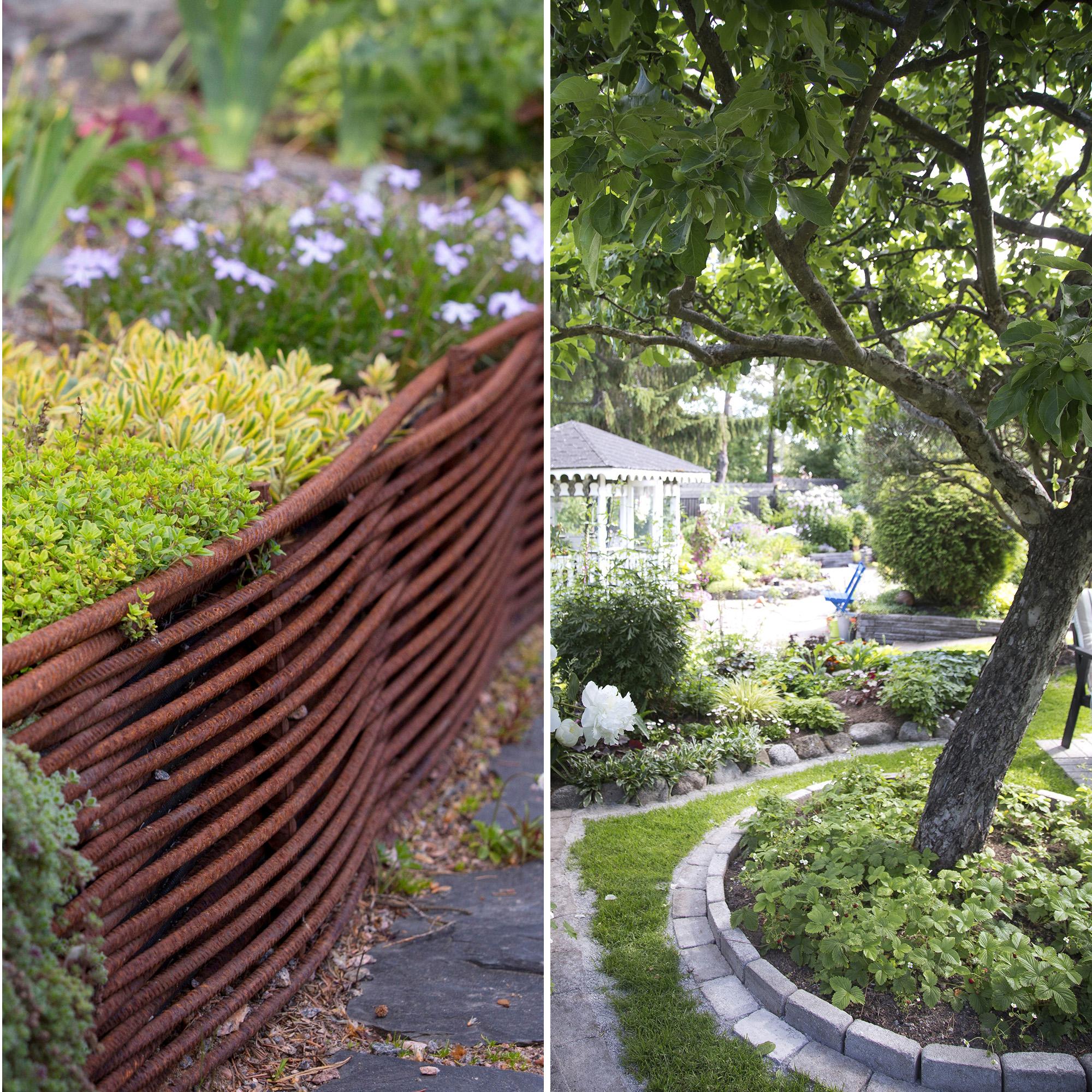 12 stunning flower bed edging ideas with bricks, willow, metal, or stone