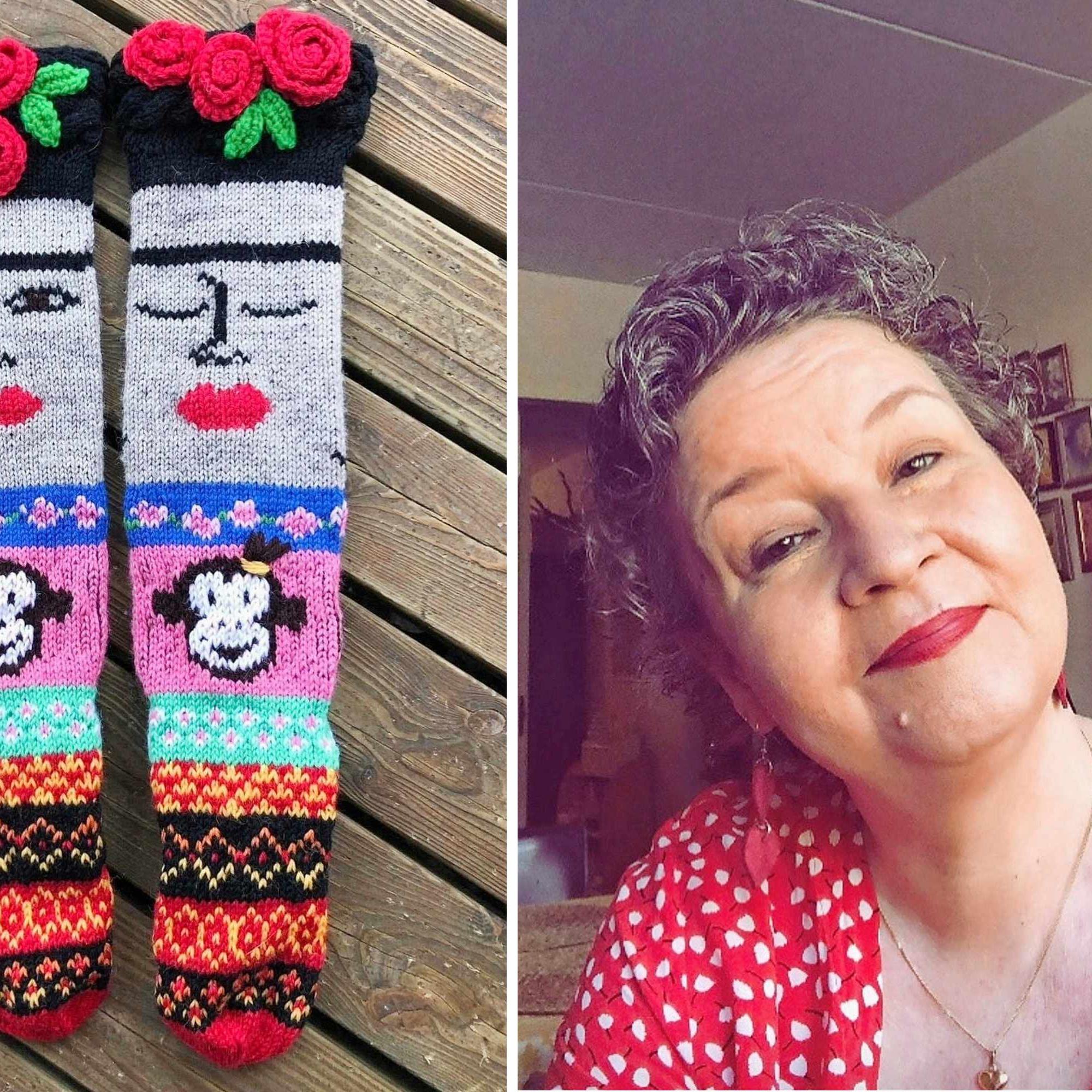 “When my mom died, knitting saved me”—now Marjut’s wool socks carry on her mother’s legacy