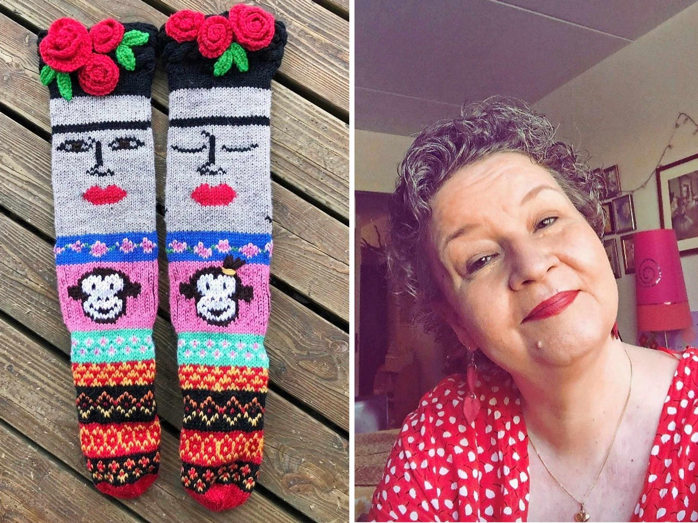 “When my mom died, knitting saved me”—now Marjut’s wool socks carry on her mother’s legacy