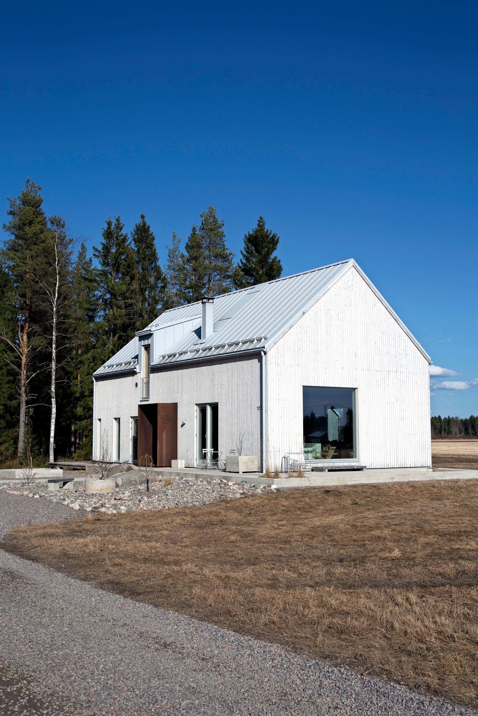 A CLT house designed by architect Tapani Takkunen