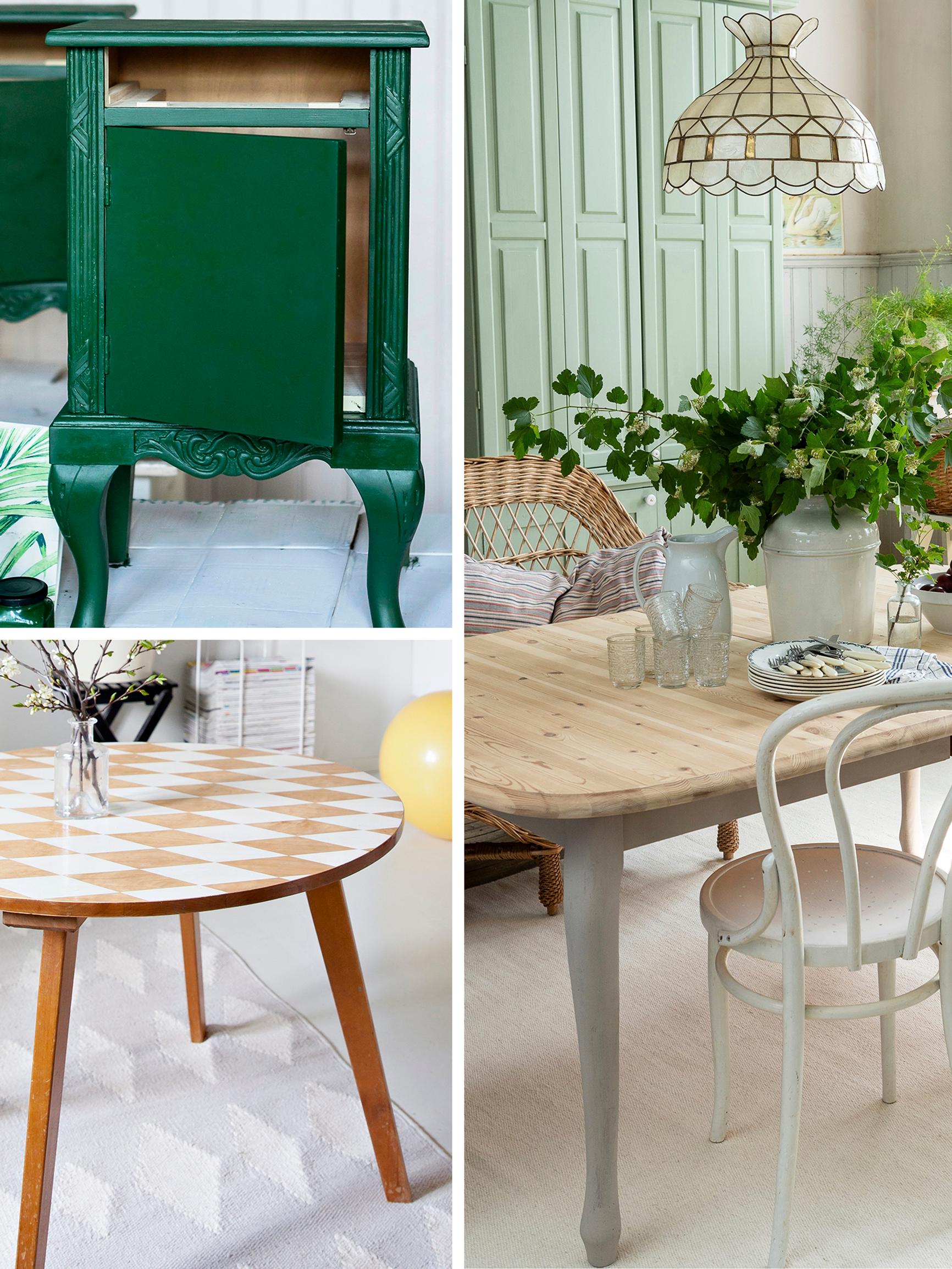 6 ways to transform your old wooden table at home