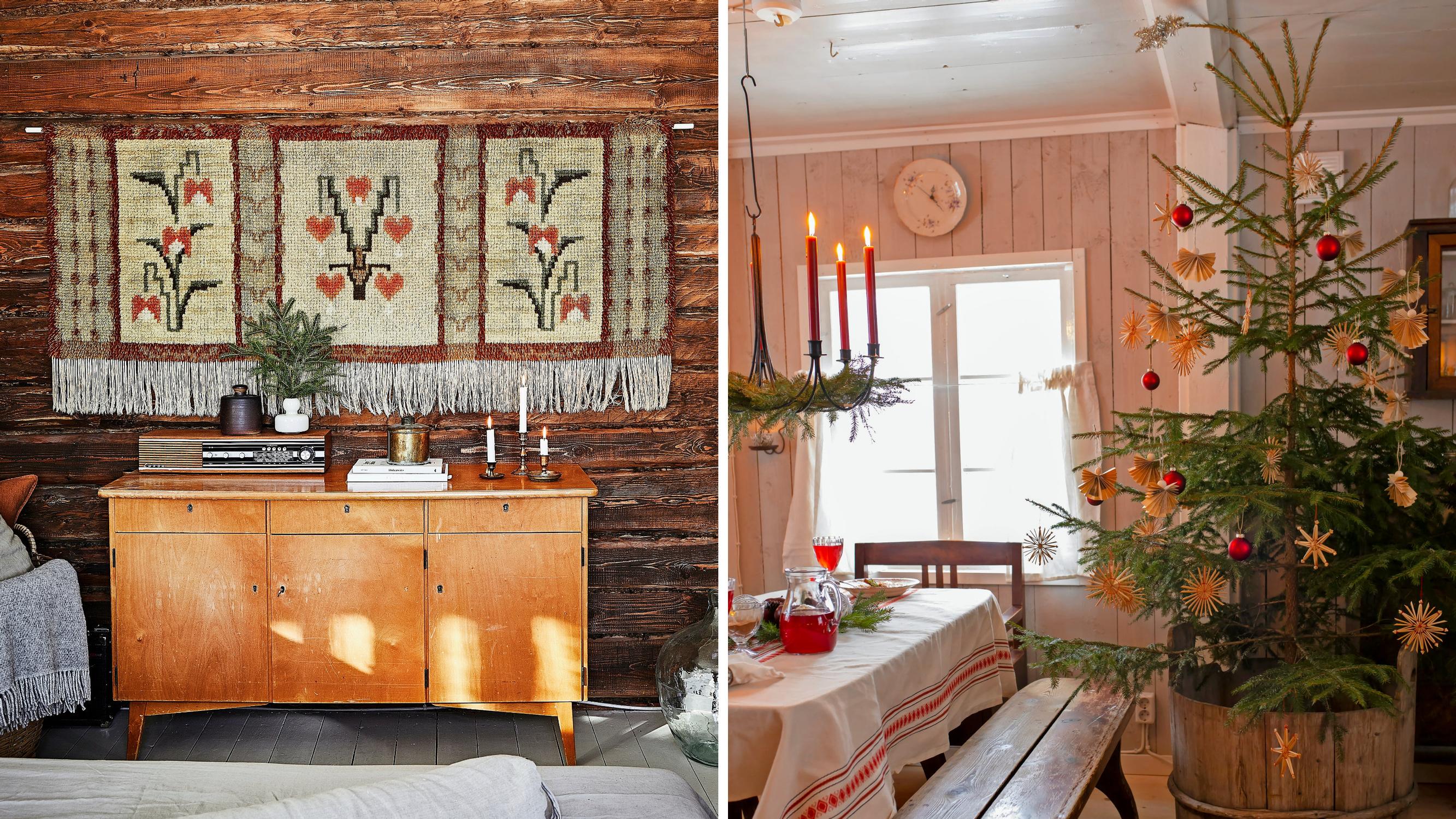 Bring back traditional cottage Christmas with cozy textiles