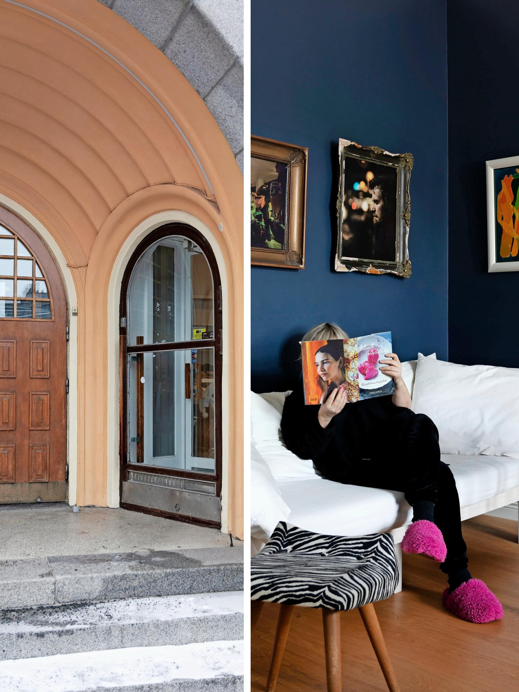 When Sane moved into her grandmother’s former home, her dream came true—with a Moomin-esque fireplace in the living room!