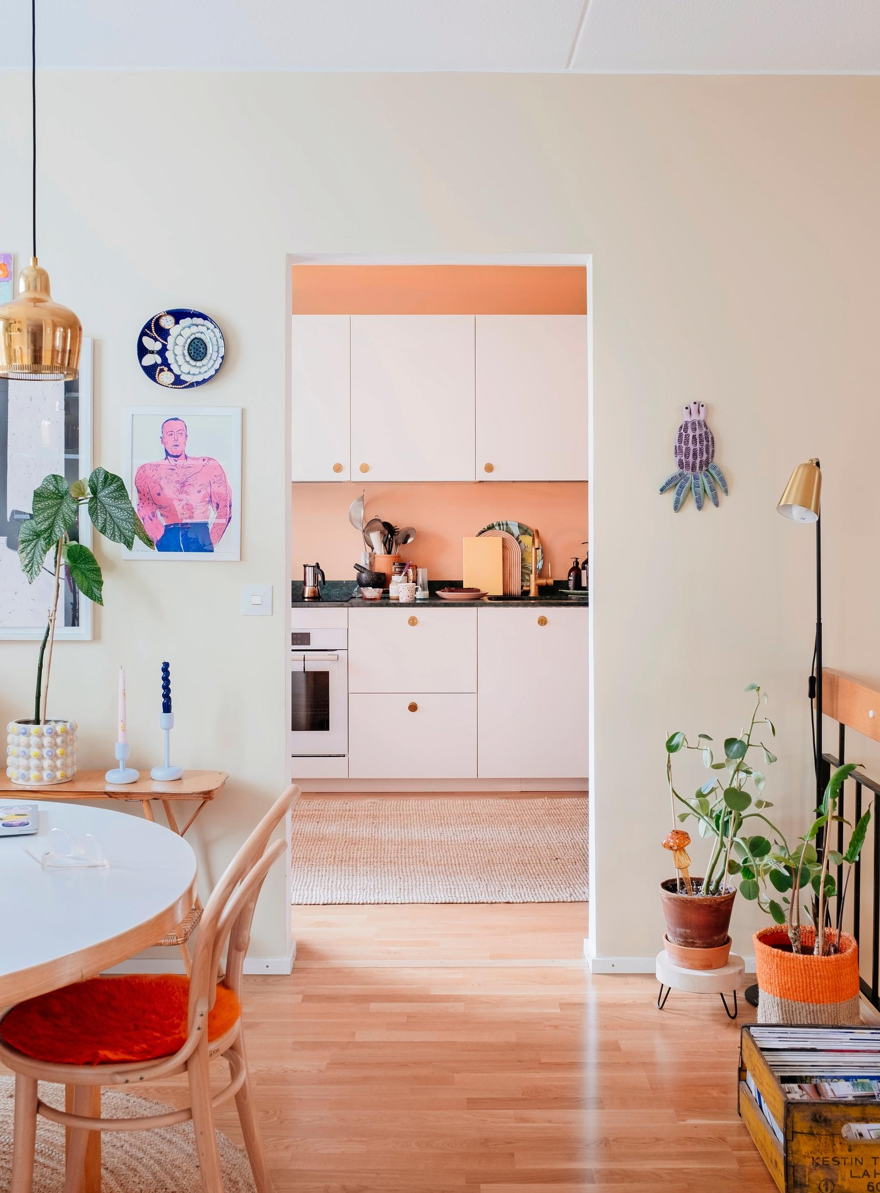 Plentiful fun details and art on the home's walls