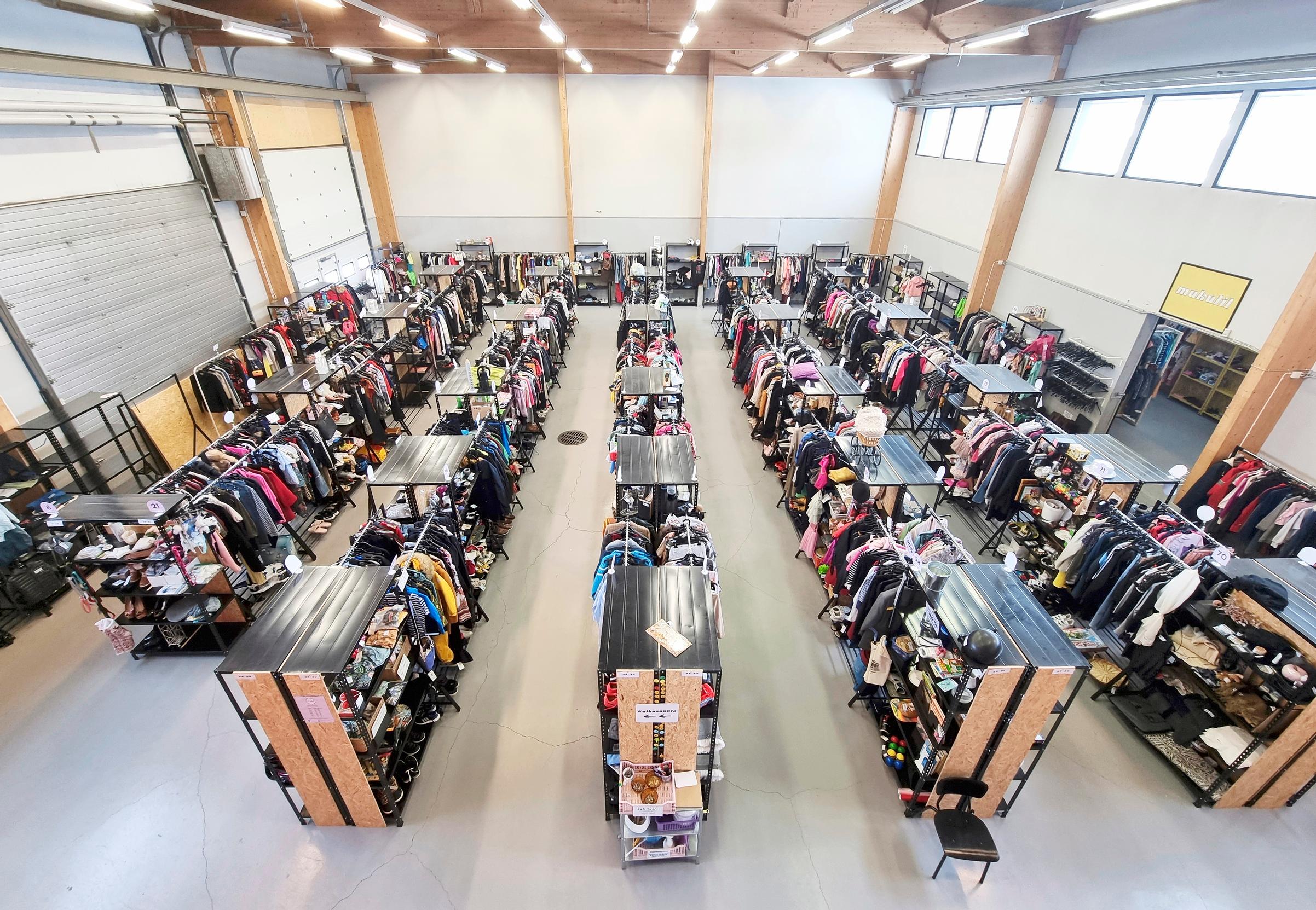 Flea market hall
