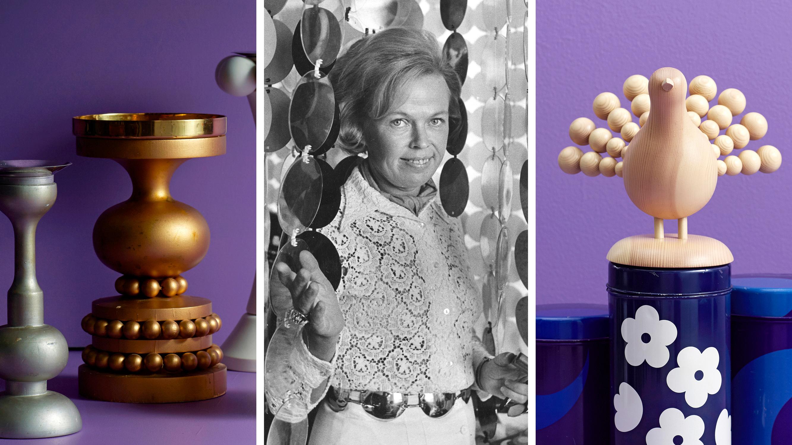 Kaija Aarikka was always in tune with the times—the Finnish designer’s career began with wooden buttons