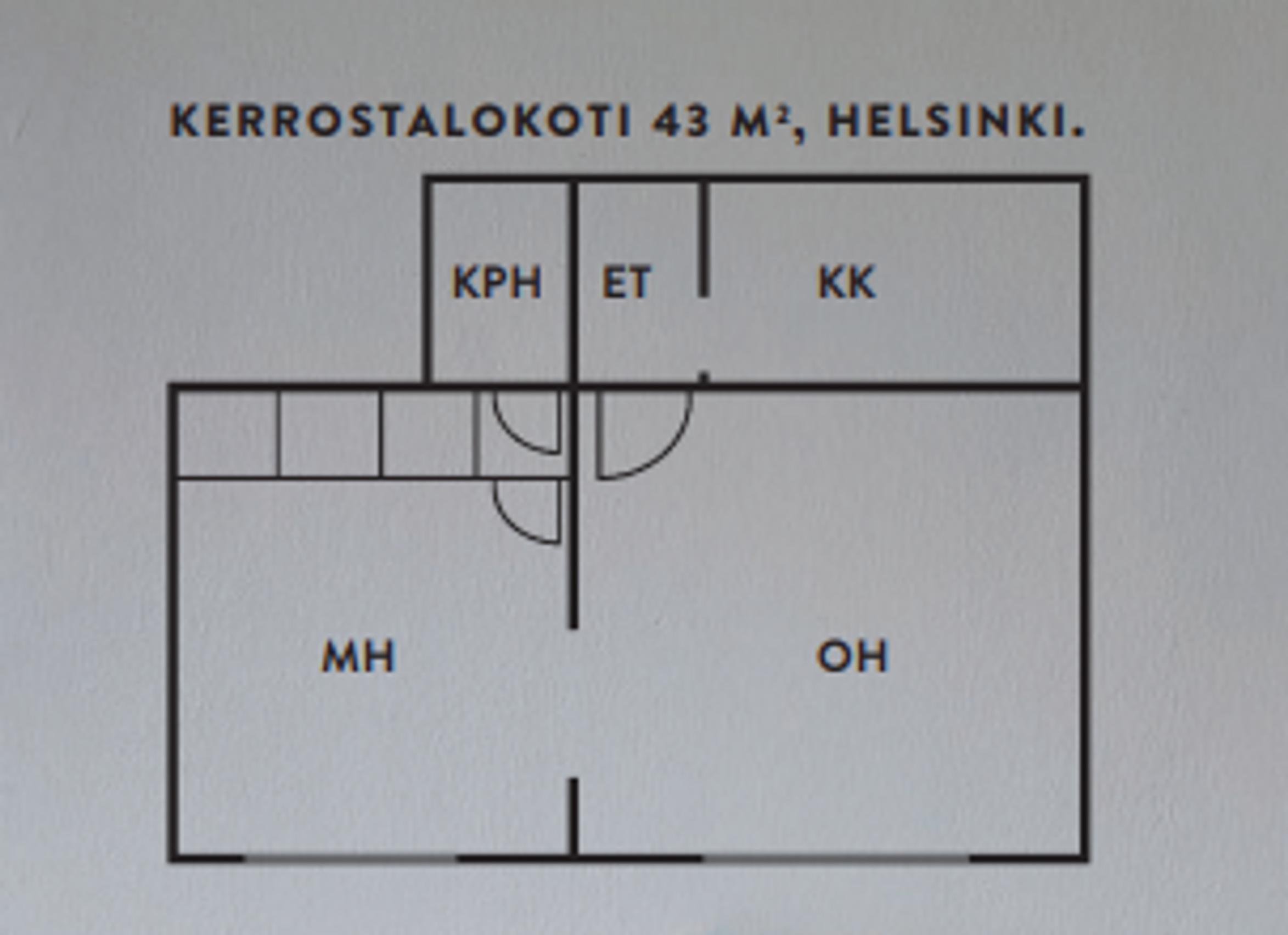 A floor plan of Laura Luoto’s home