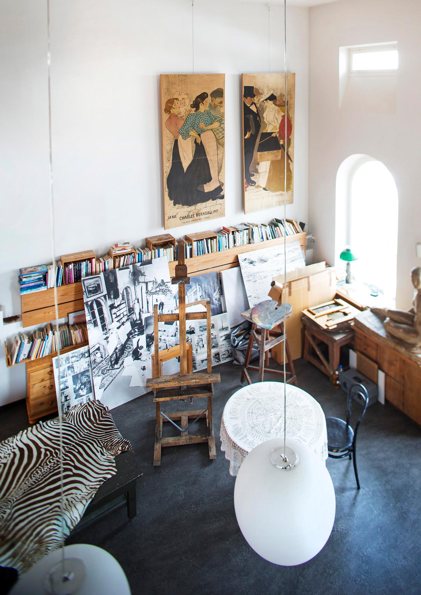 Tove Jansson’s studio
