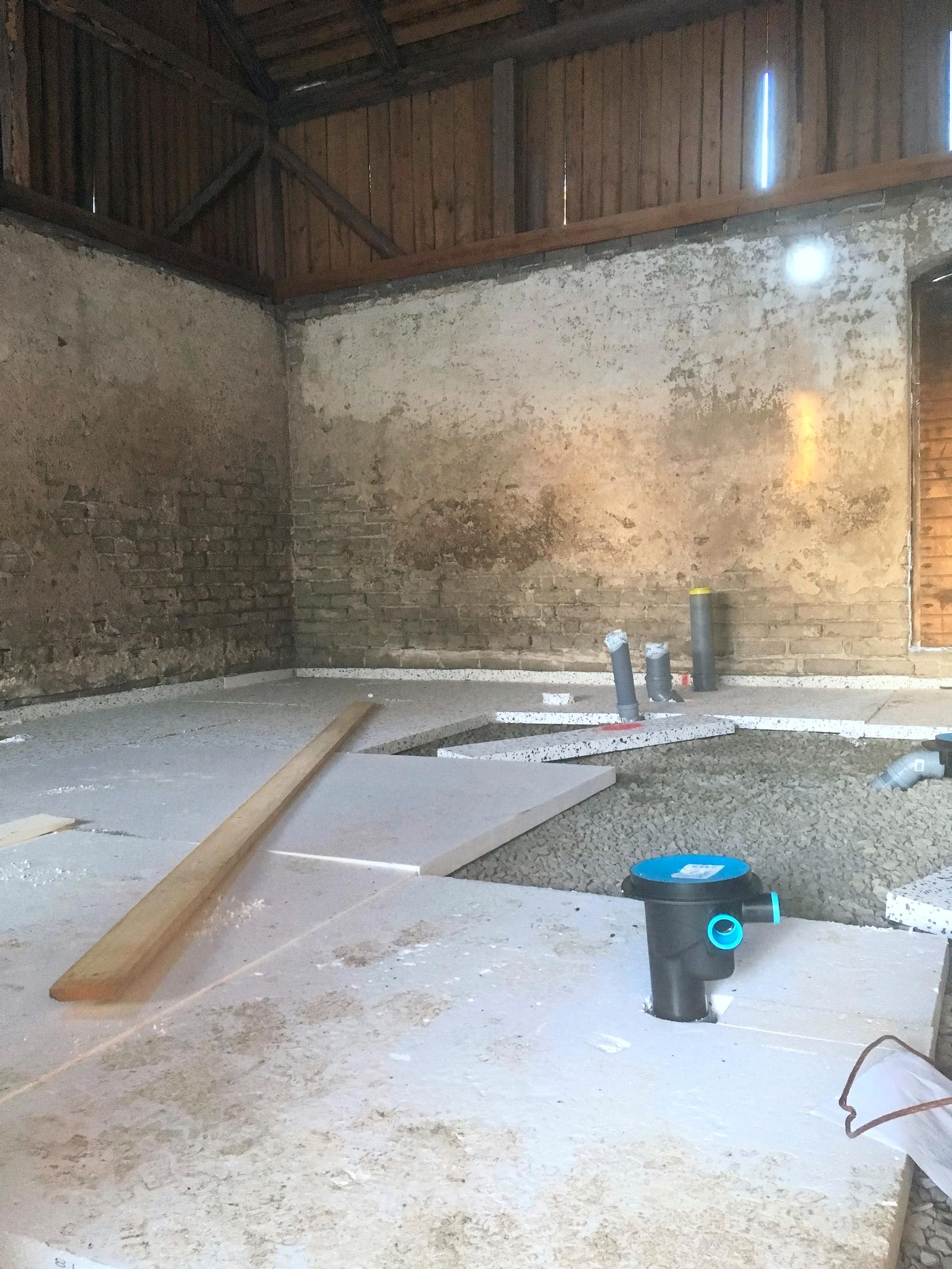 Barn under renovation