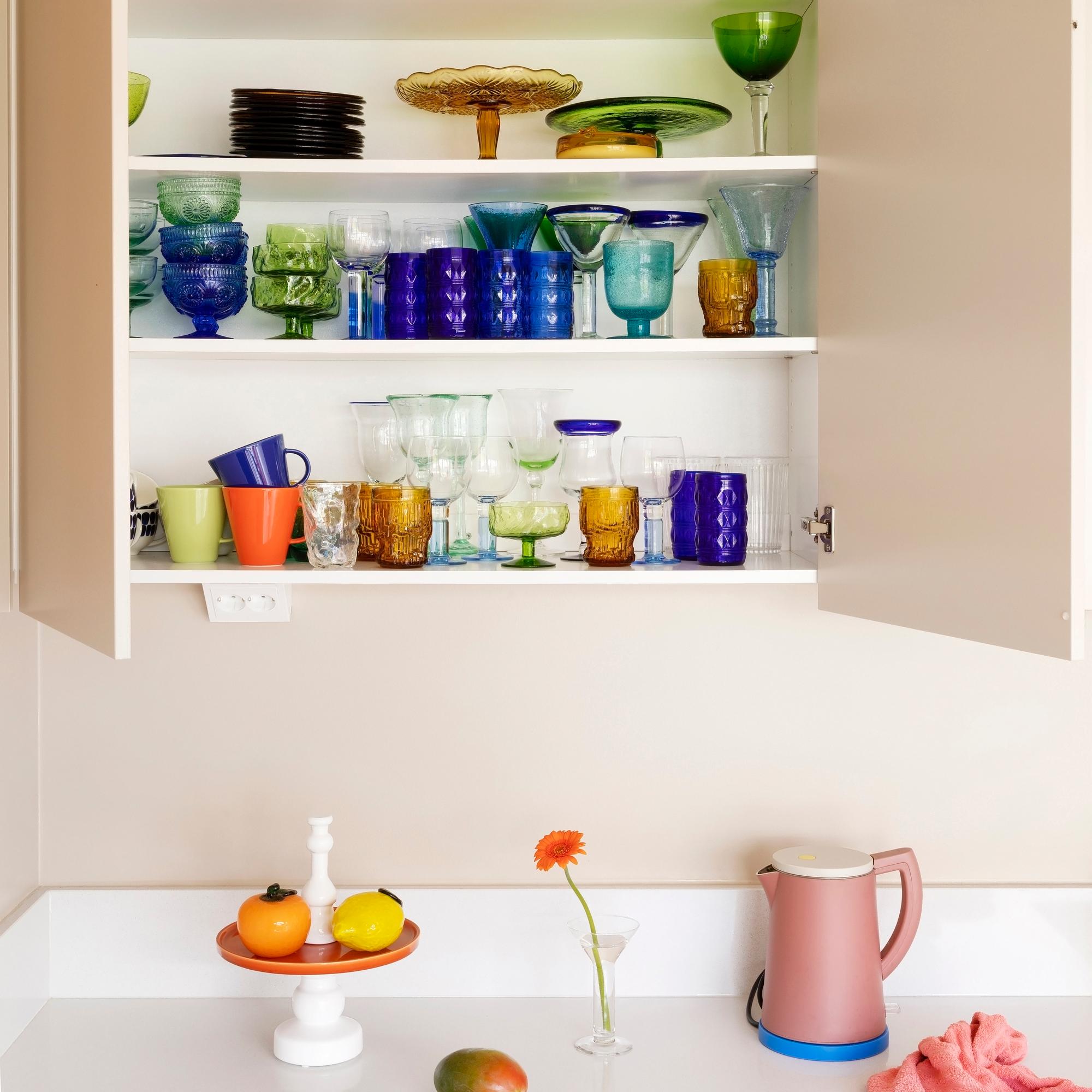 11 creative ways to show off your dishes—glass cabinets are back!