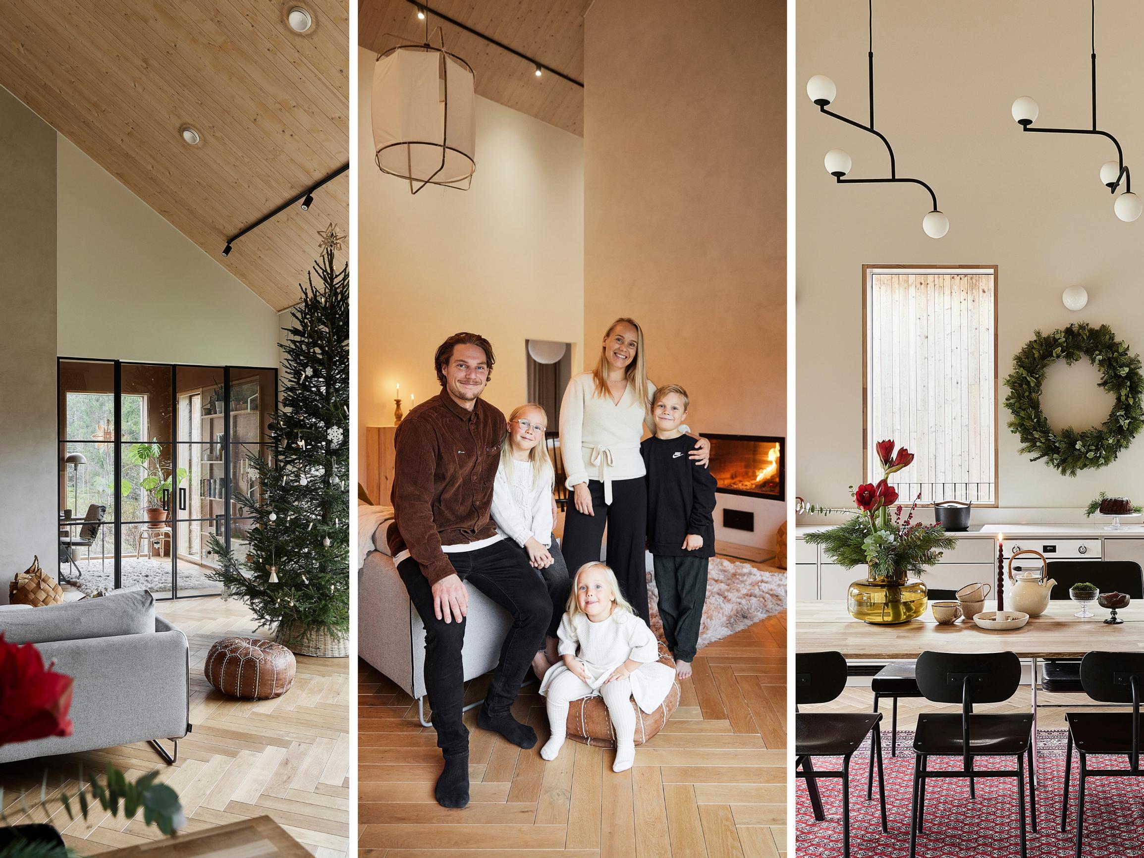 A new house is like a warm hug at Christmas—a peaceful surprise waits in a Finnish couple's yard